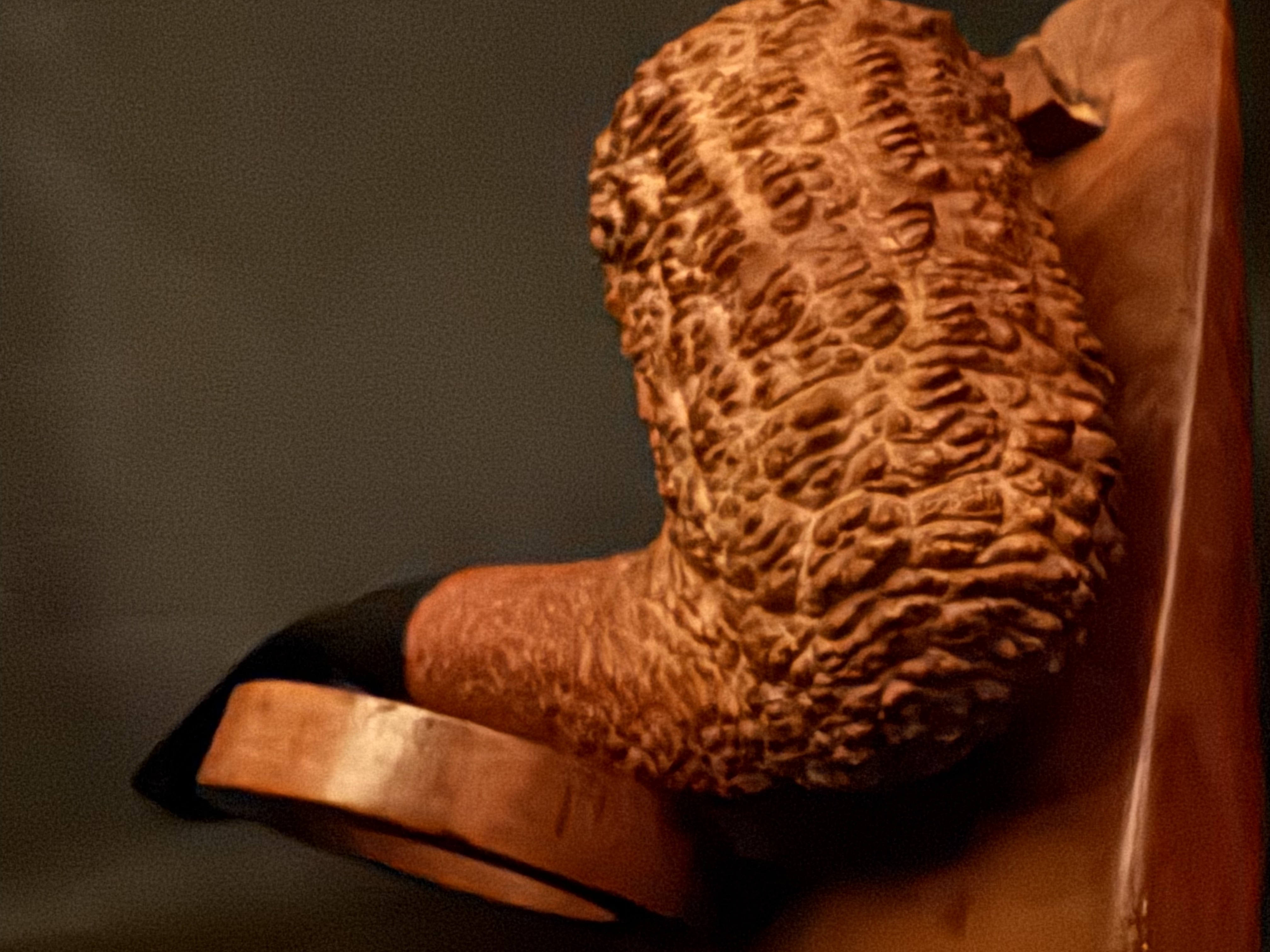Savinelli Punto Oro 611 EX Corallo di Mare Bent Dublin Estate Pipe, Rusticated Finish, Extraordinaire Size, Italy 20