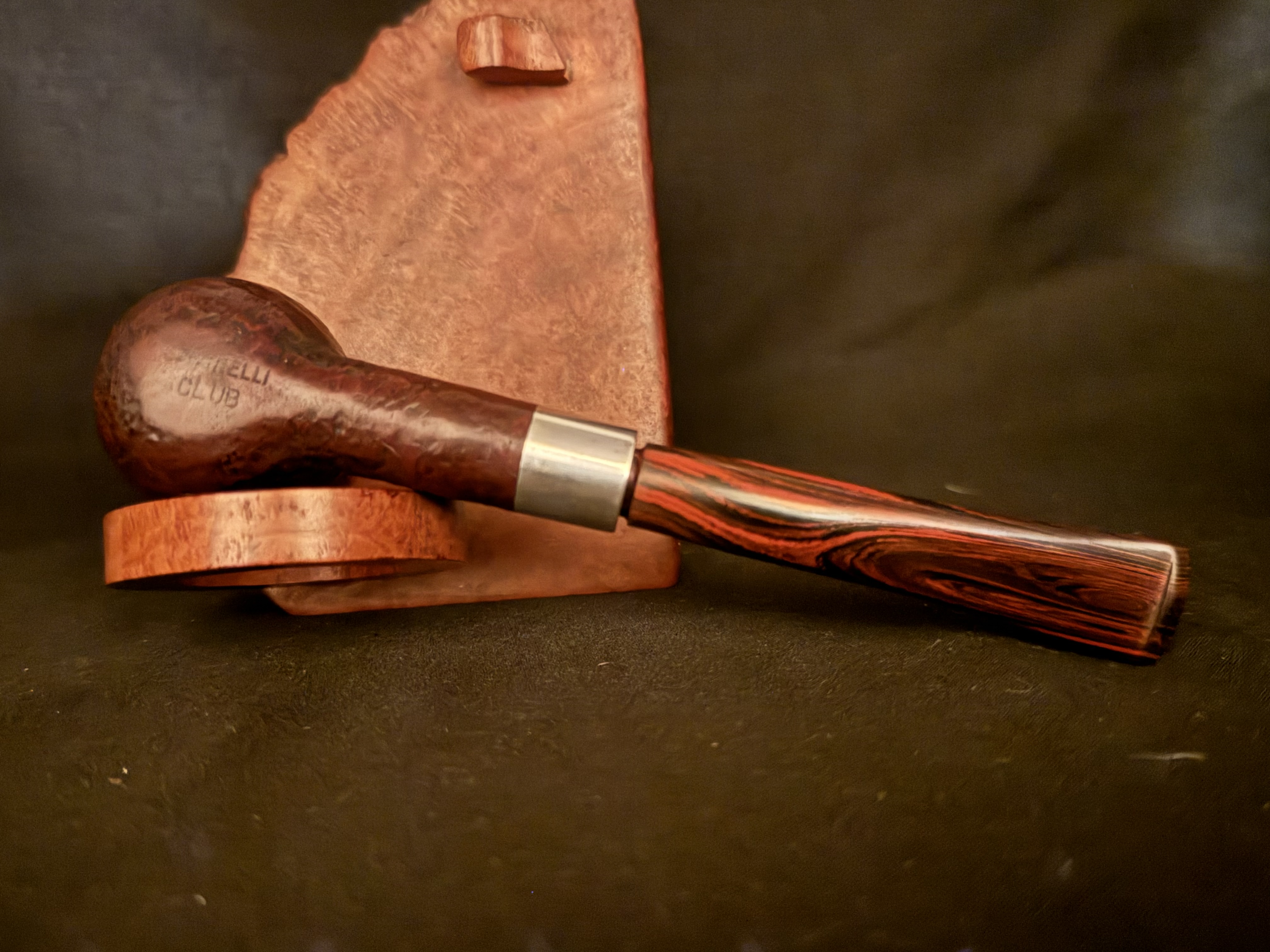 Savinelli Club 104 Sandblast Straight Billiard Estate Pipe 6