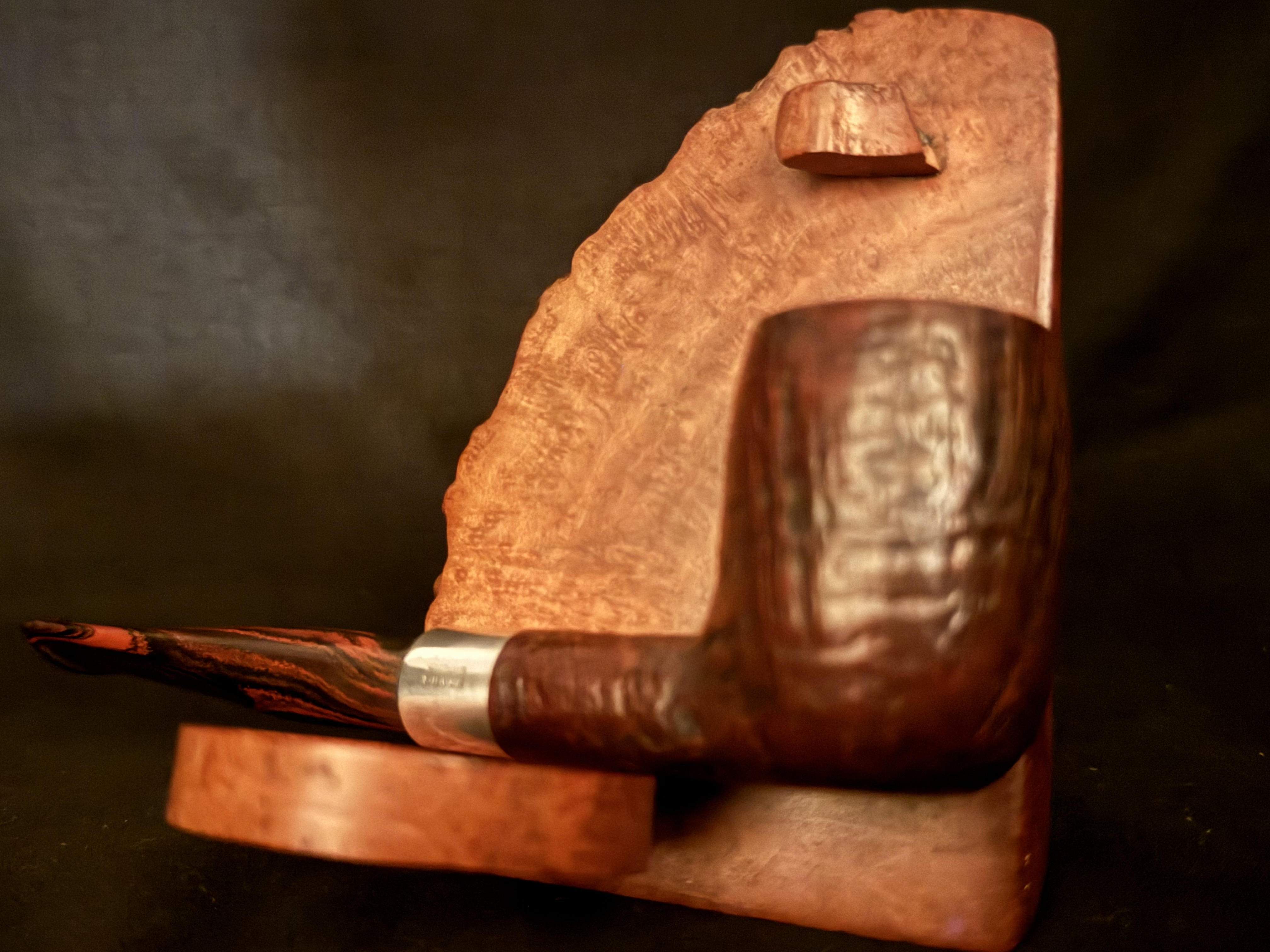 Savinelli Club 104 Sandblast Straight Billiard Estate Pipe 7