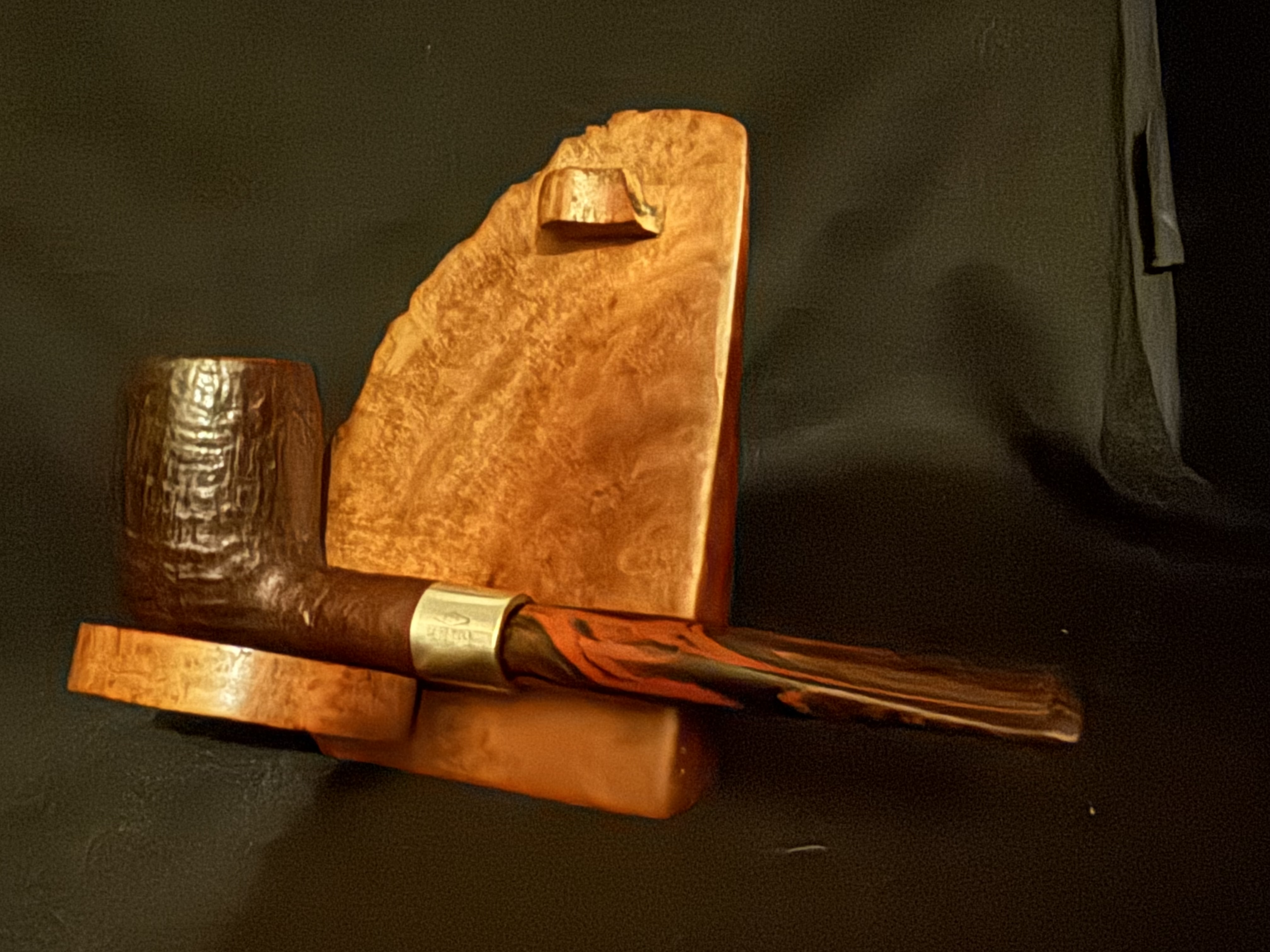 Savinelli Club 104 Sandblast Straight Billiard Estate Pipe 8