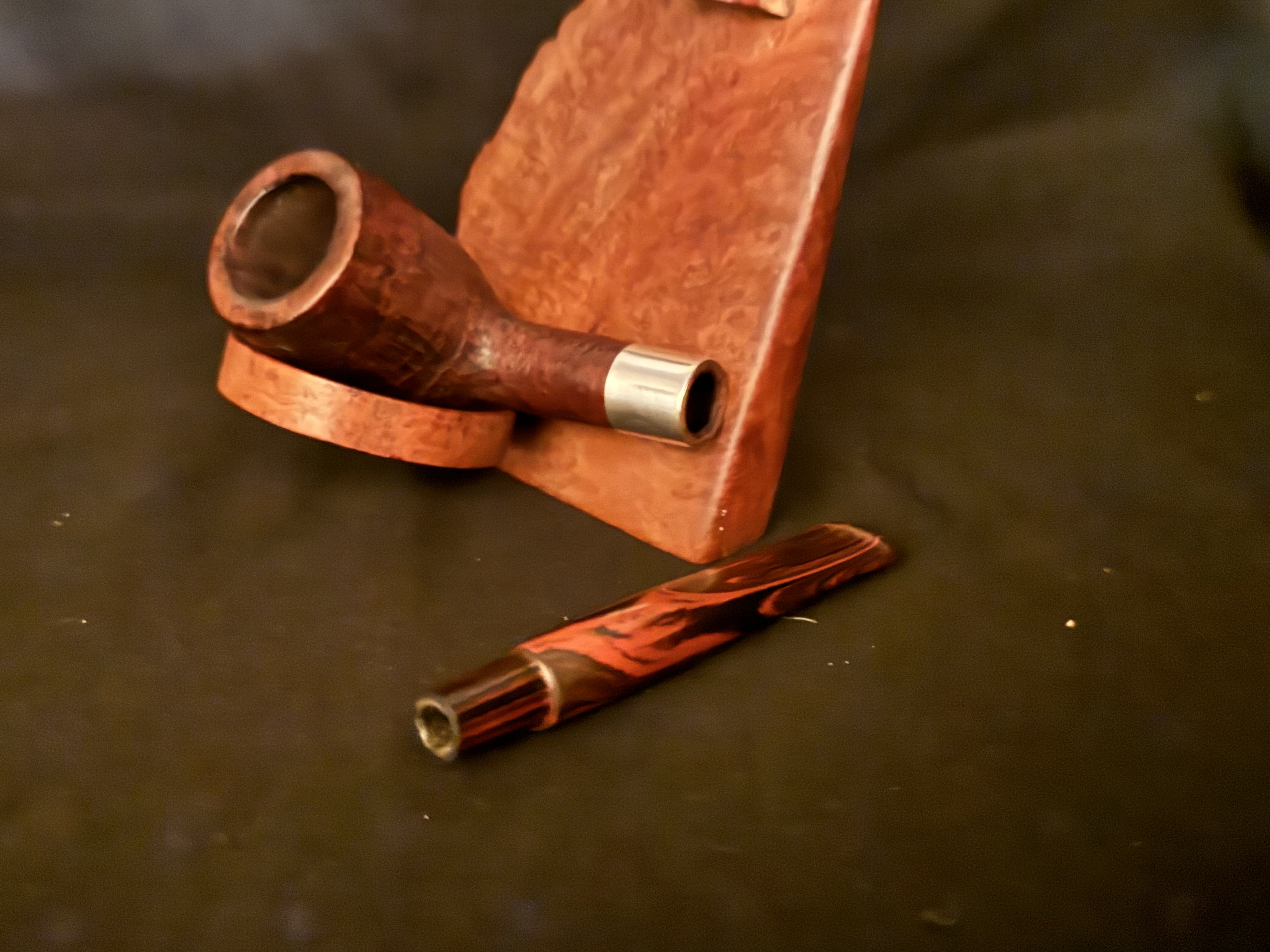 Savinelli Club 104 Sandblast Straight Billiard Estate Pipe 9
