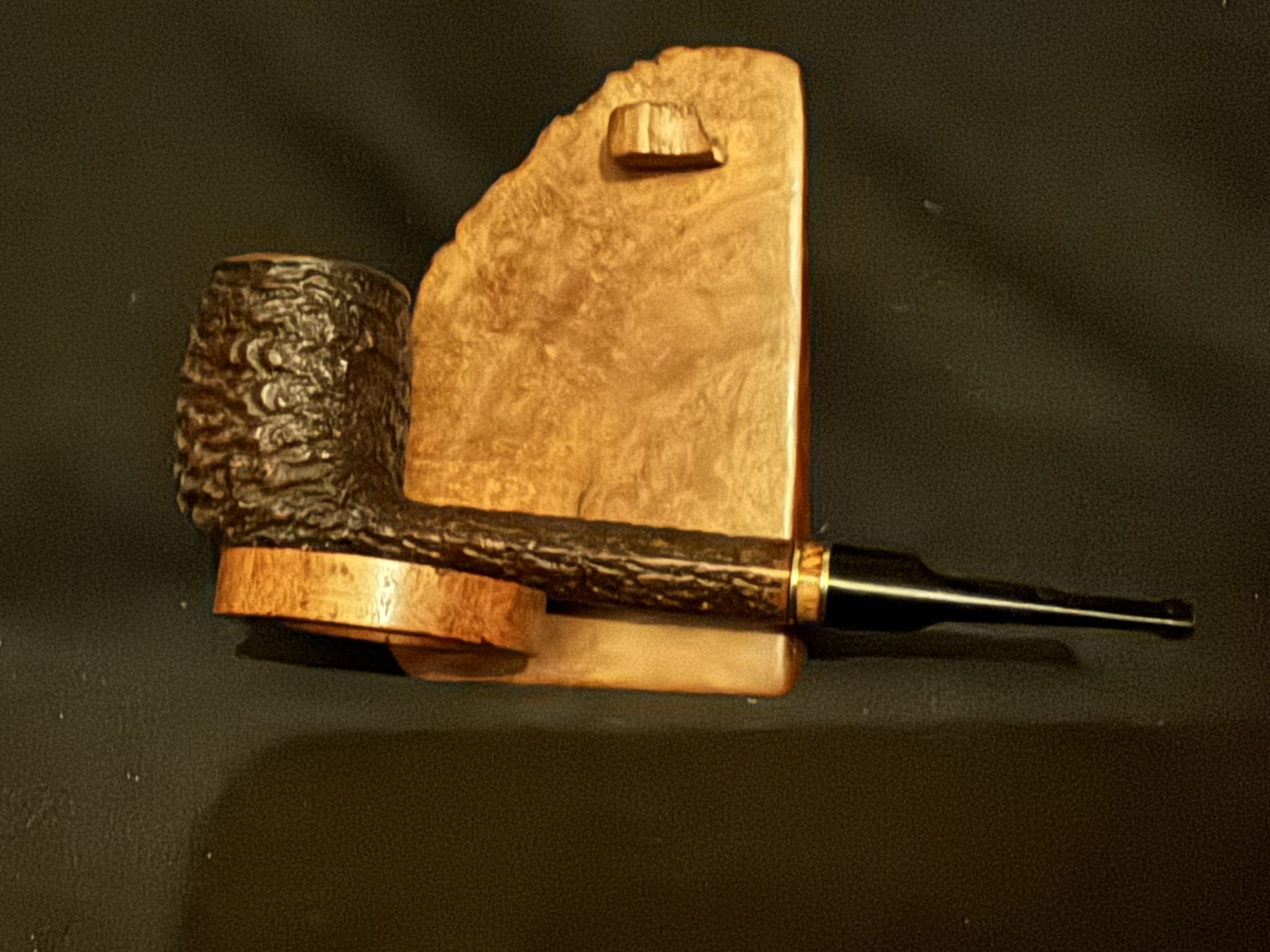 Savinelli Porto Cervo 806 Rusticated Lumberman Estate Pipe Italy 3