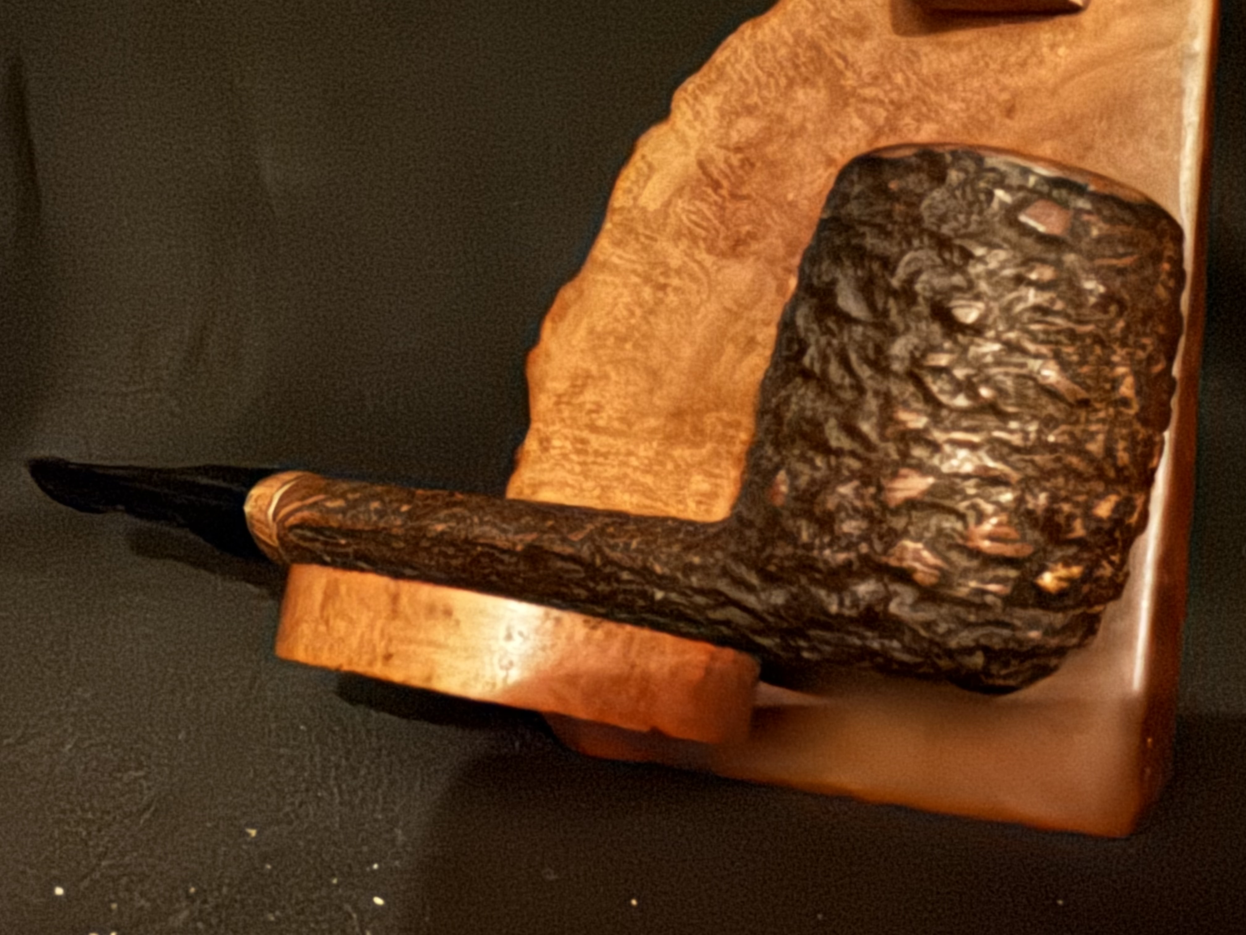Savinelli Porto Cervo 806 Rusticated Lumberman Estate Pipe Italy 7