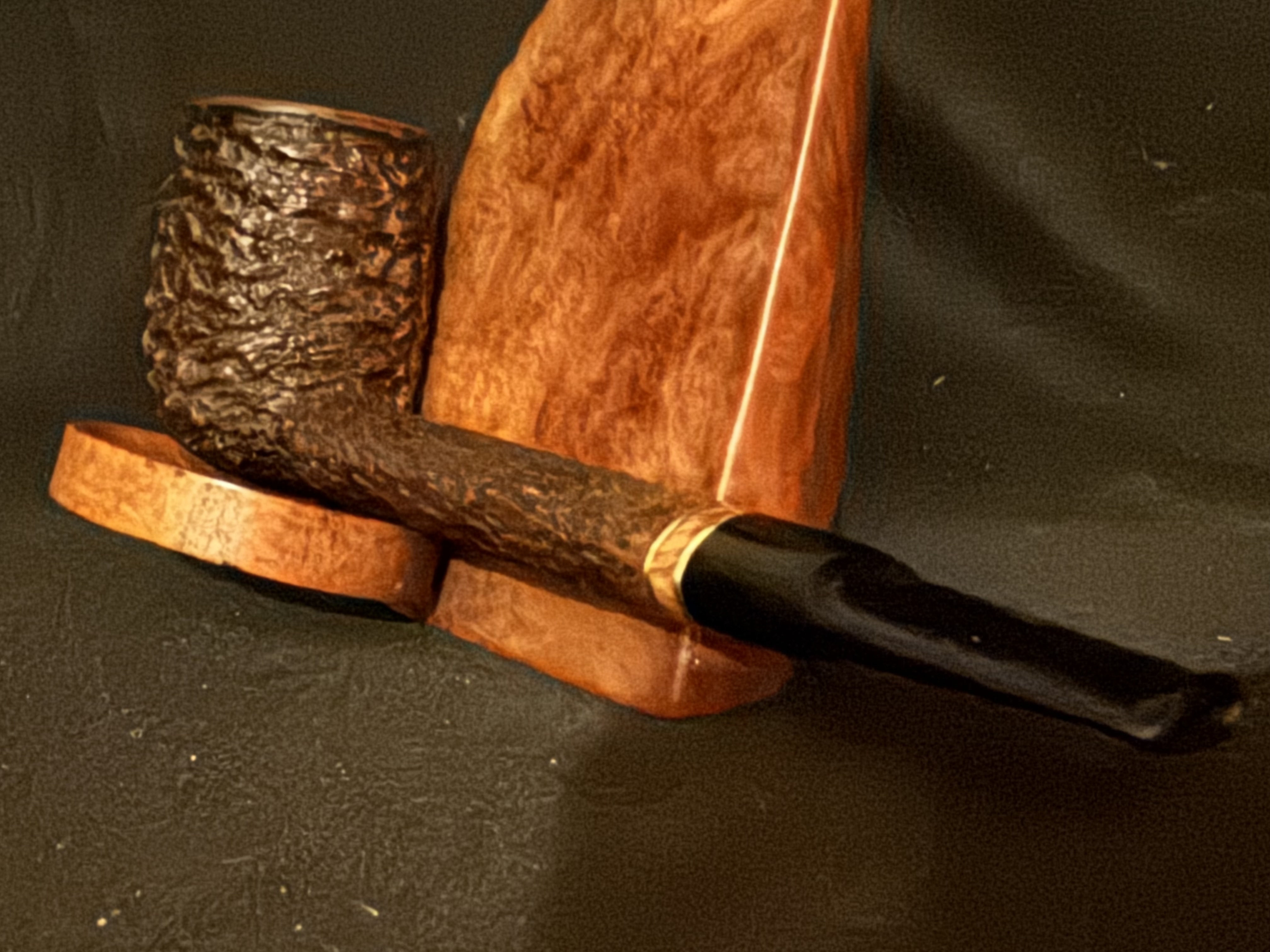 Savinelli Porto Cervo 806 Rusticated Lumberman Estate Pipe Italy 8