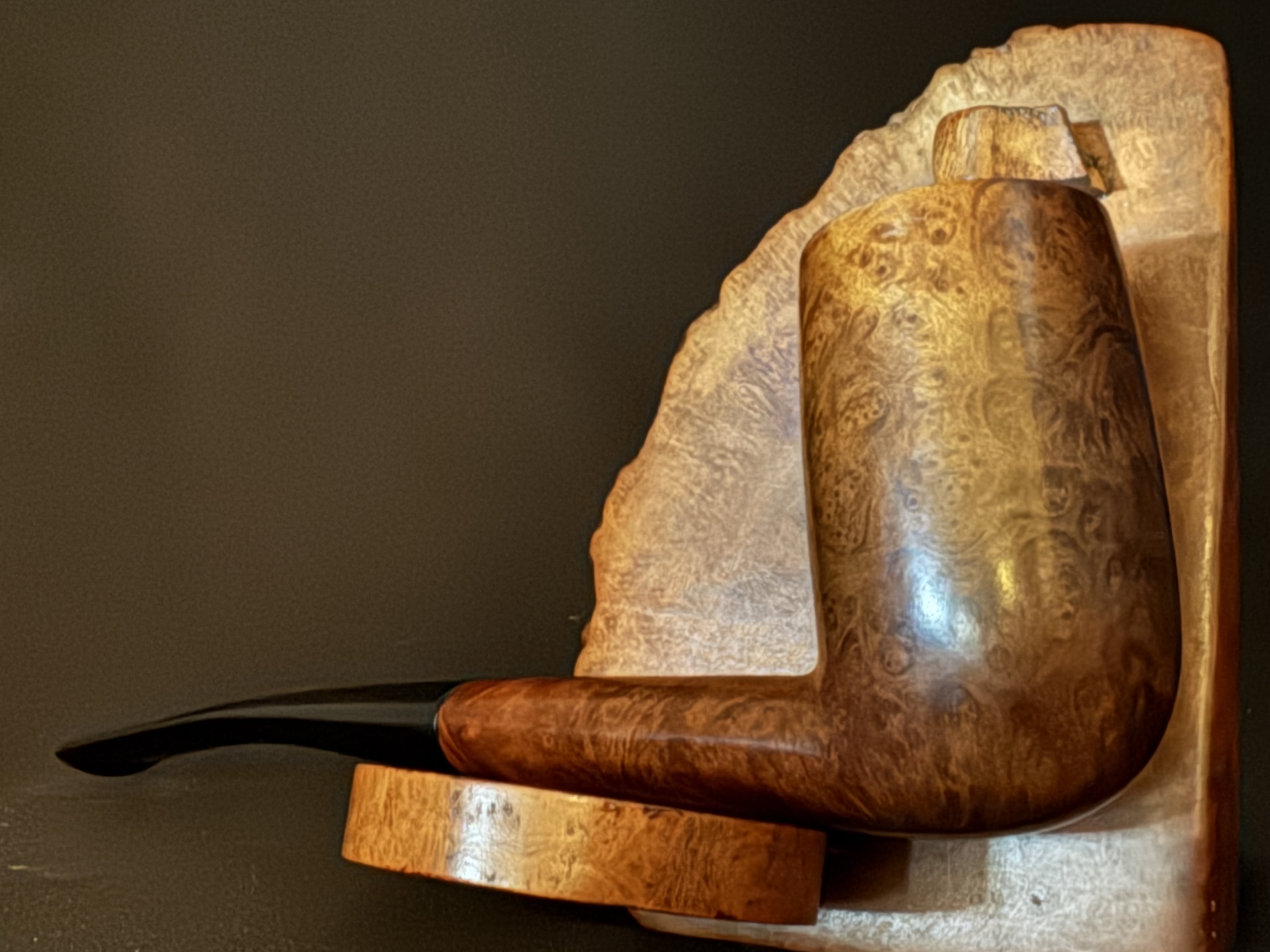 La Savinelli Giubileo d'Oro 130 KS Smooth Stack Estate Pipe, Tapered Vulcanite Stem, Fishtail Bit, Italy 8