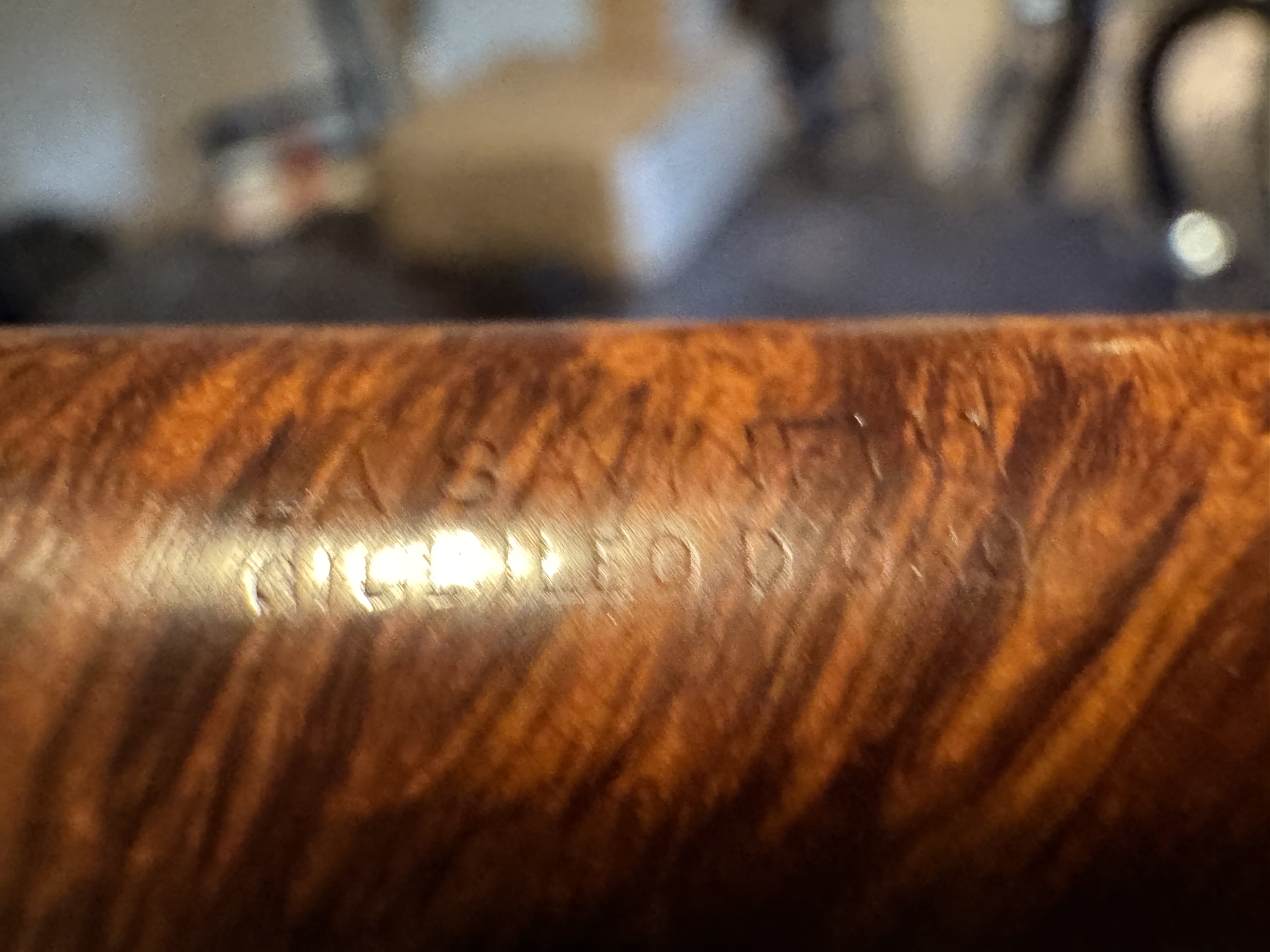 La Savinelli Giubileo d'Oro 130 KS Smooth Stack Estate Pipe, Tapered Vulcanite Stem, Fishtail Bit, Italy 14