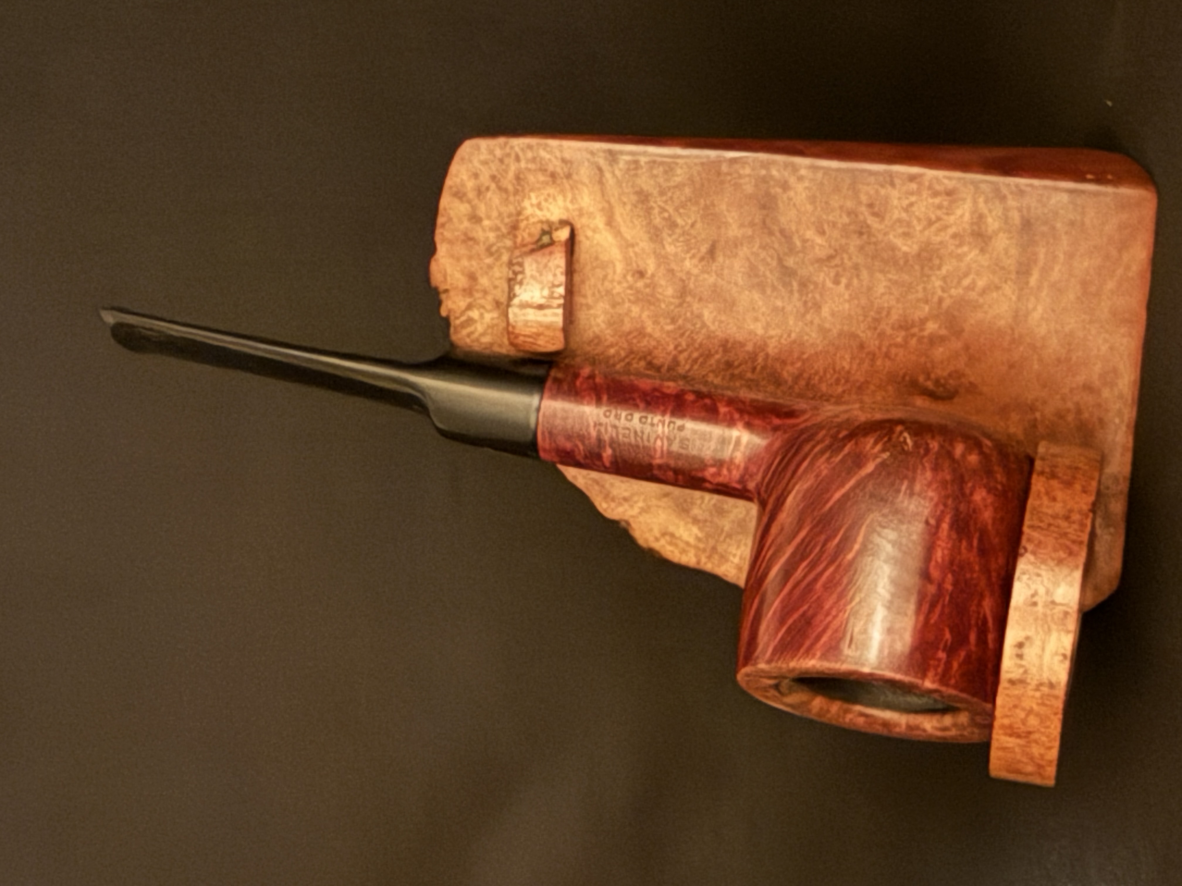 Savinelli Punto Oro 118 Straight Pot Italy Estate Pipe