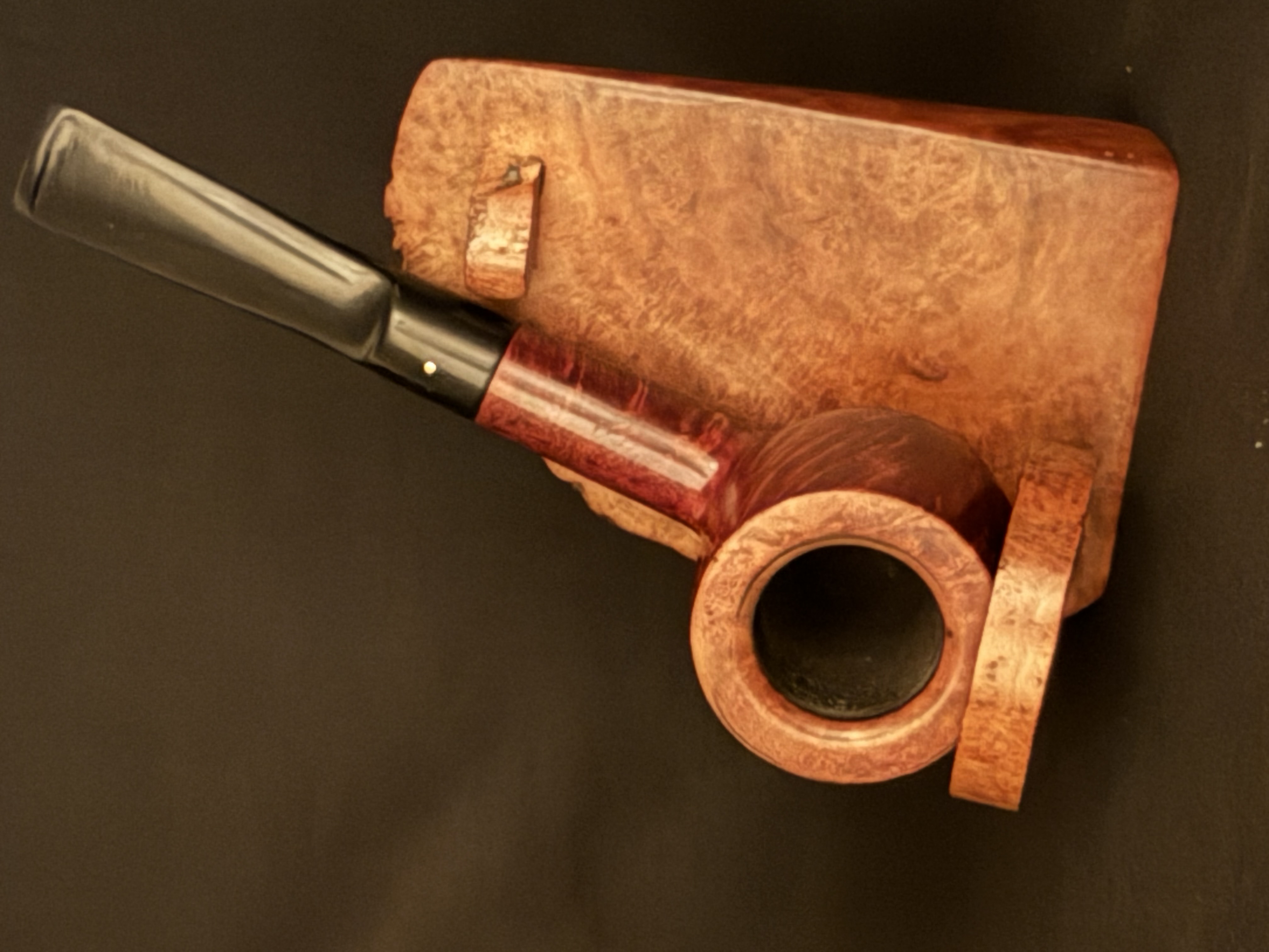 Savinelli Punto Oro 118 Straight Pot Italy Estate Pipe 2