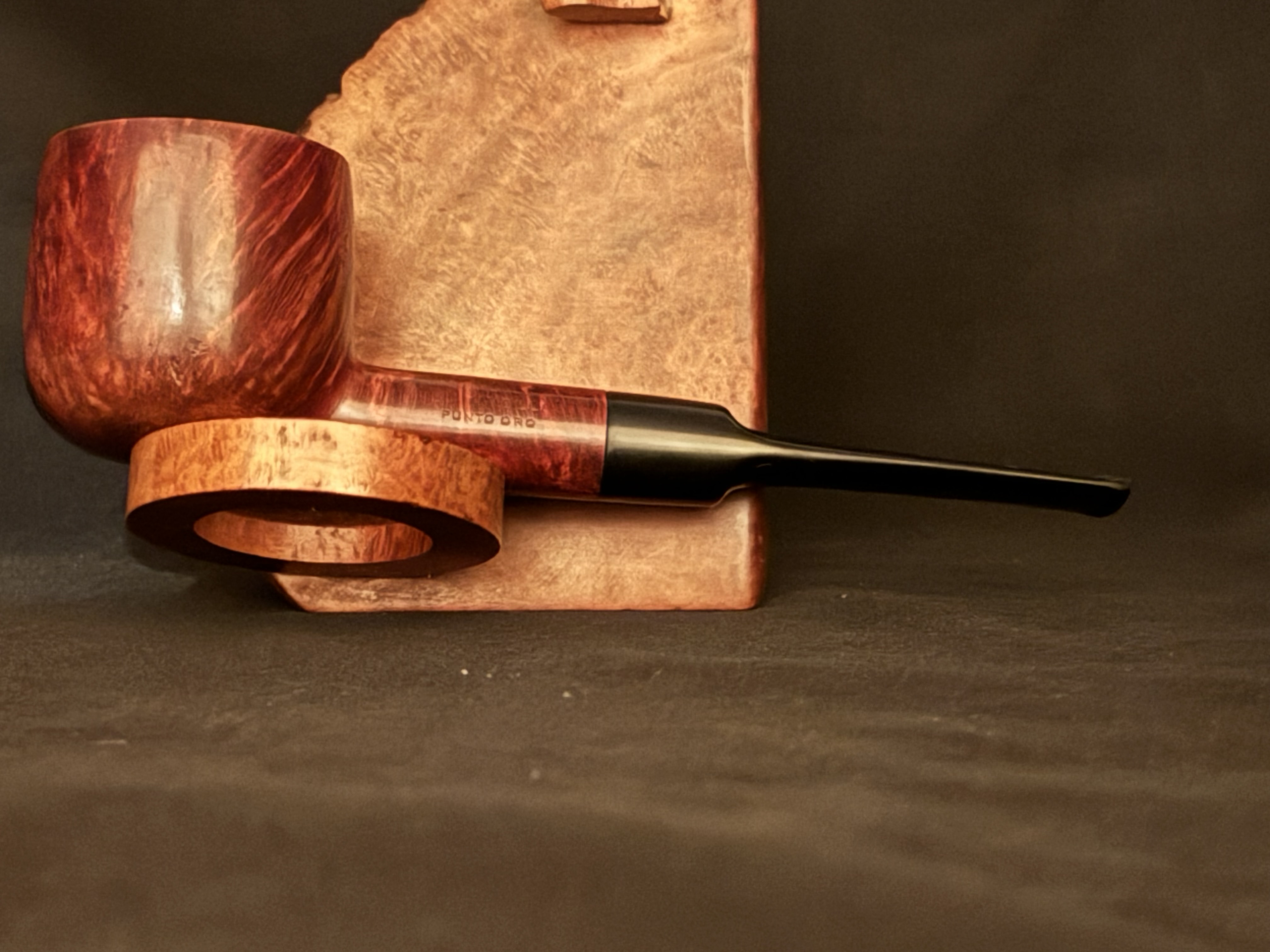 Savinelli Punto Oro 118 Straight Pot Italy Estate Pipe 3