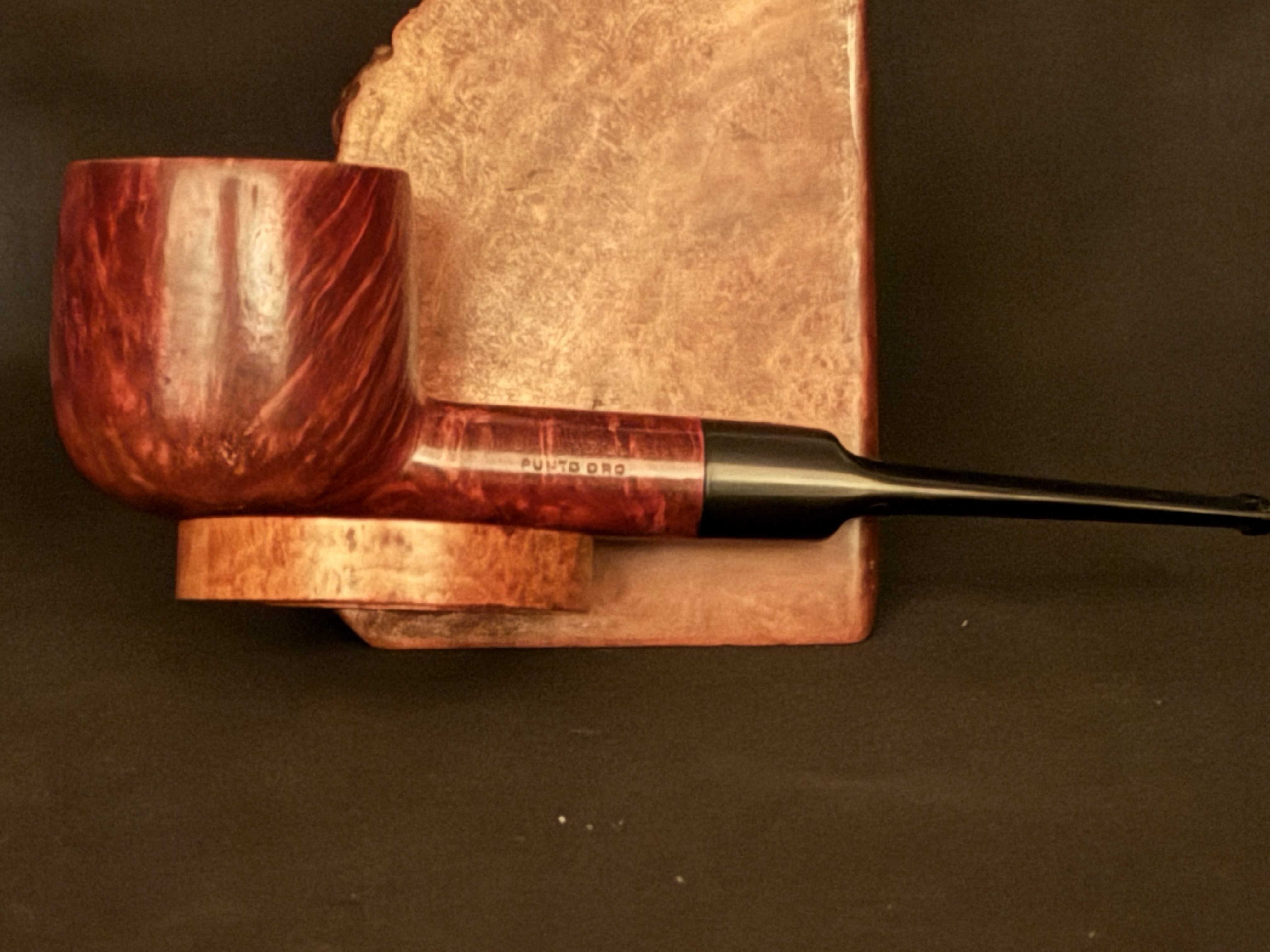 Savinelli Punto Oro 118 Straight Pot Italy Estate Pipe 4