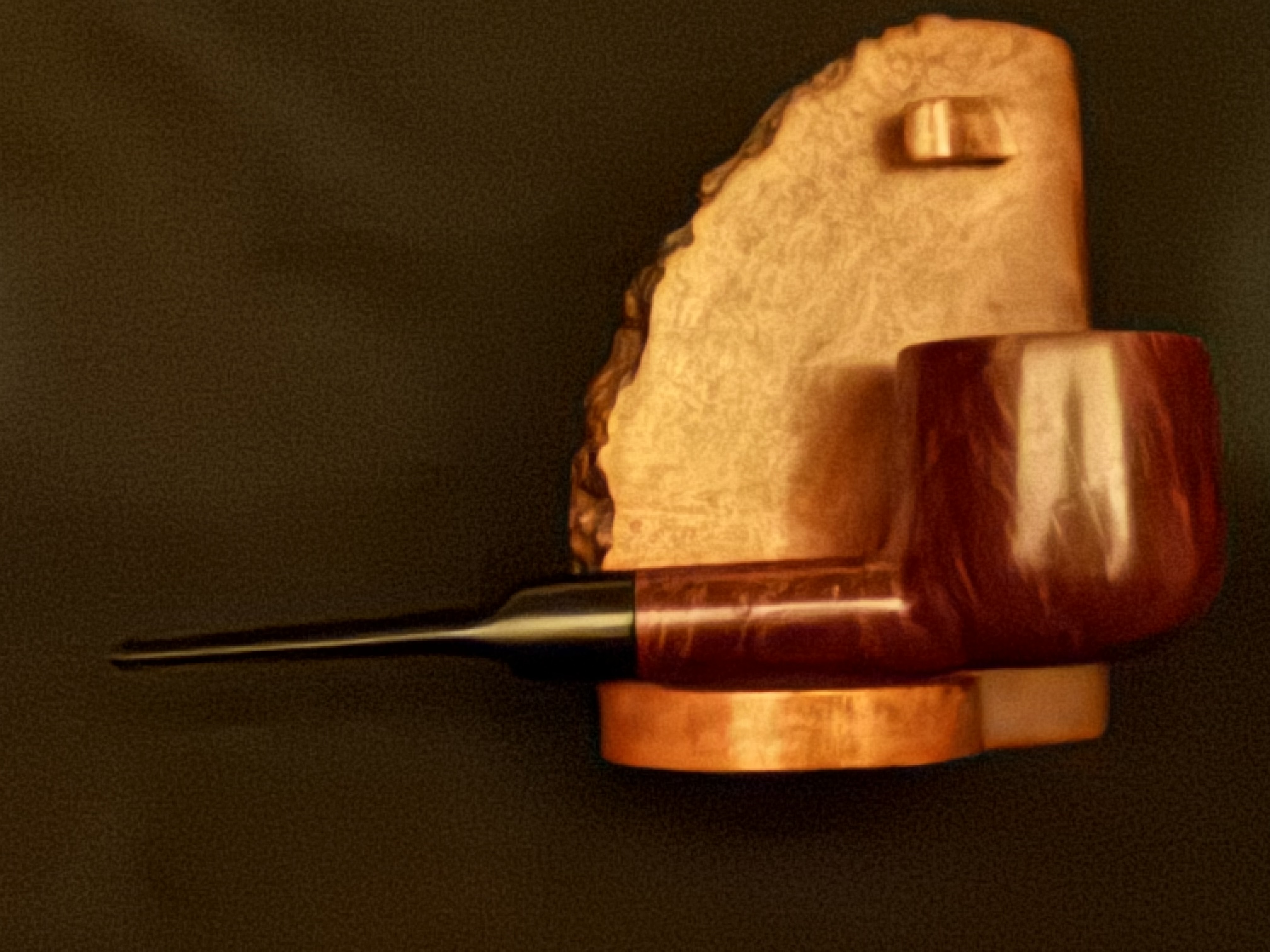 Savinelli Punto Oro 118 Straight Pot Italy Estate Pipe 6