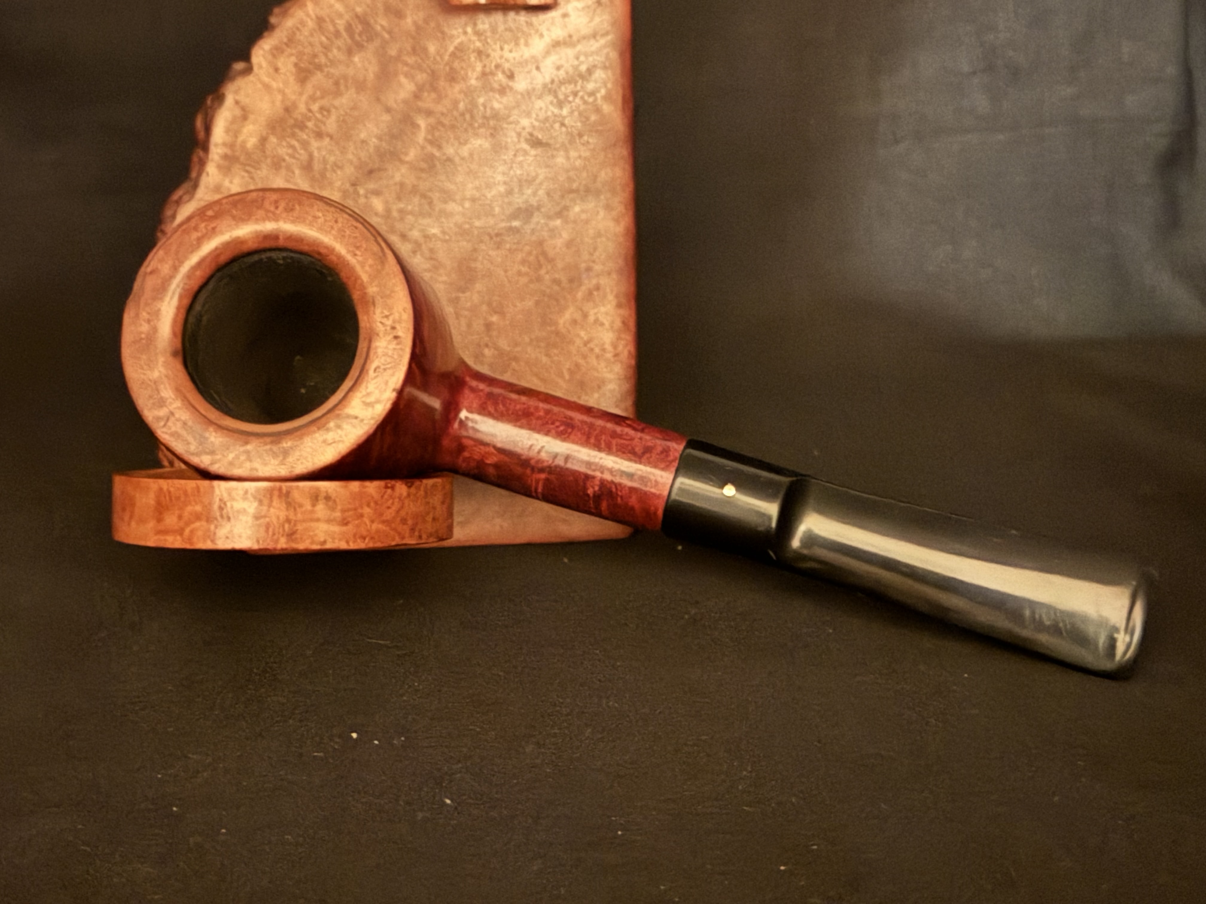 Savinelli Punto Oro 118 Straight Pot Italy Estate Pipe 7
