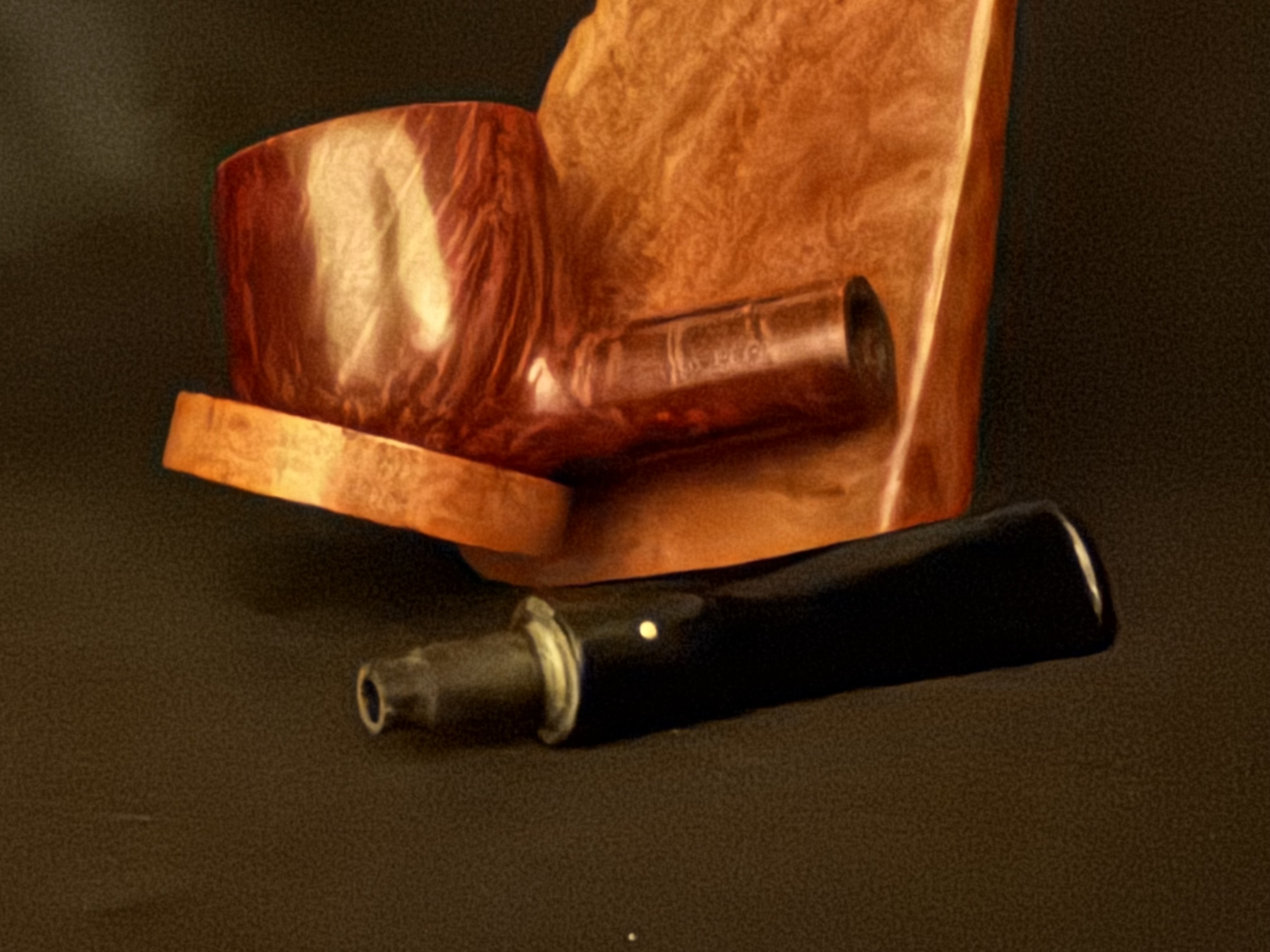 Savinelli Punto Oro 118 Straight Pot Italy Estate Pipe 11