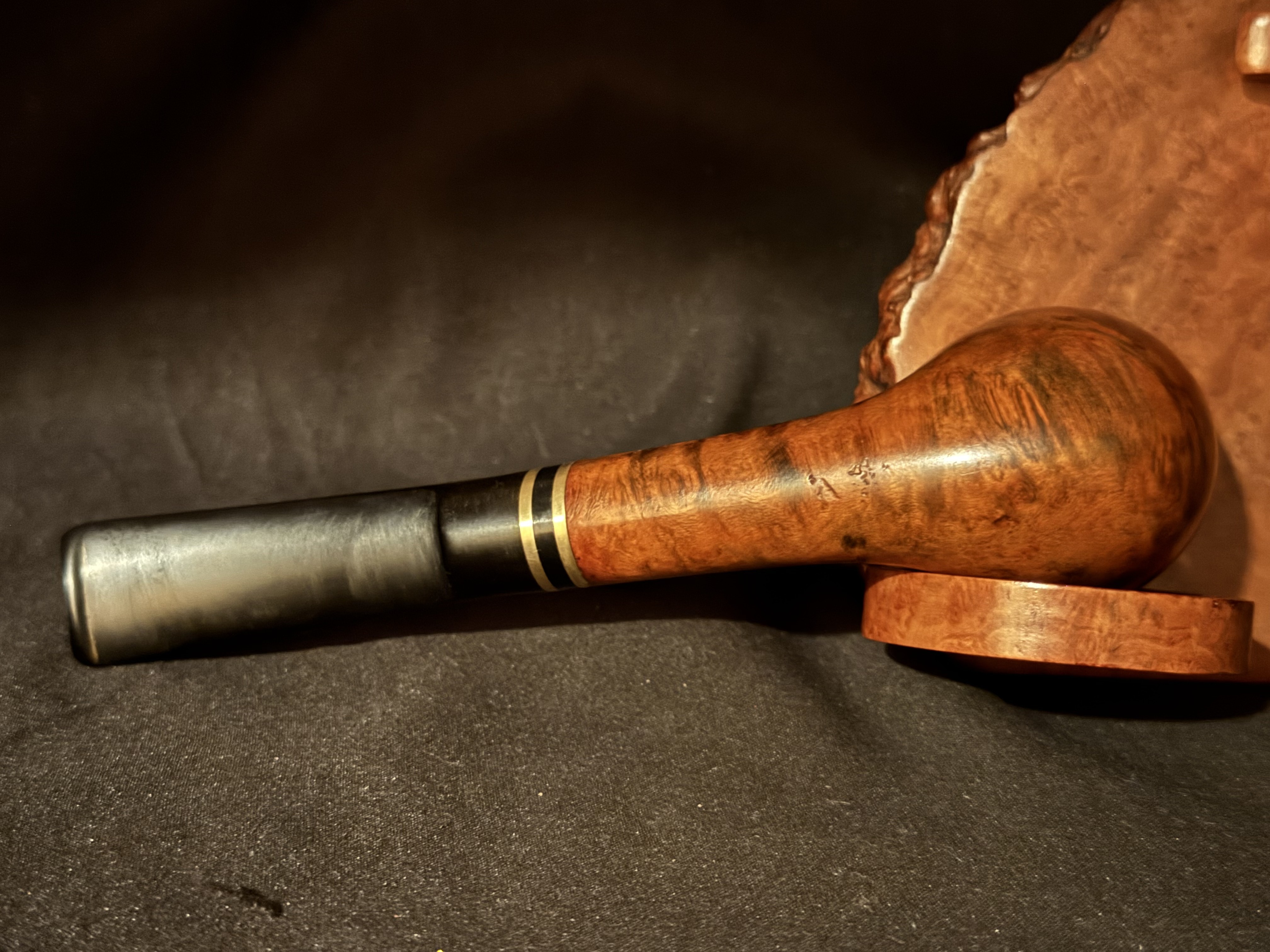 Sivelli Filtro Special Smooth Straight Billiard Vulcanite Saddle Stem Fishtail Estate Pipe 6