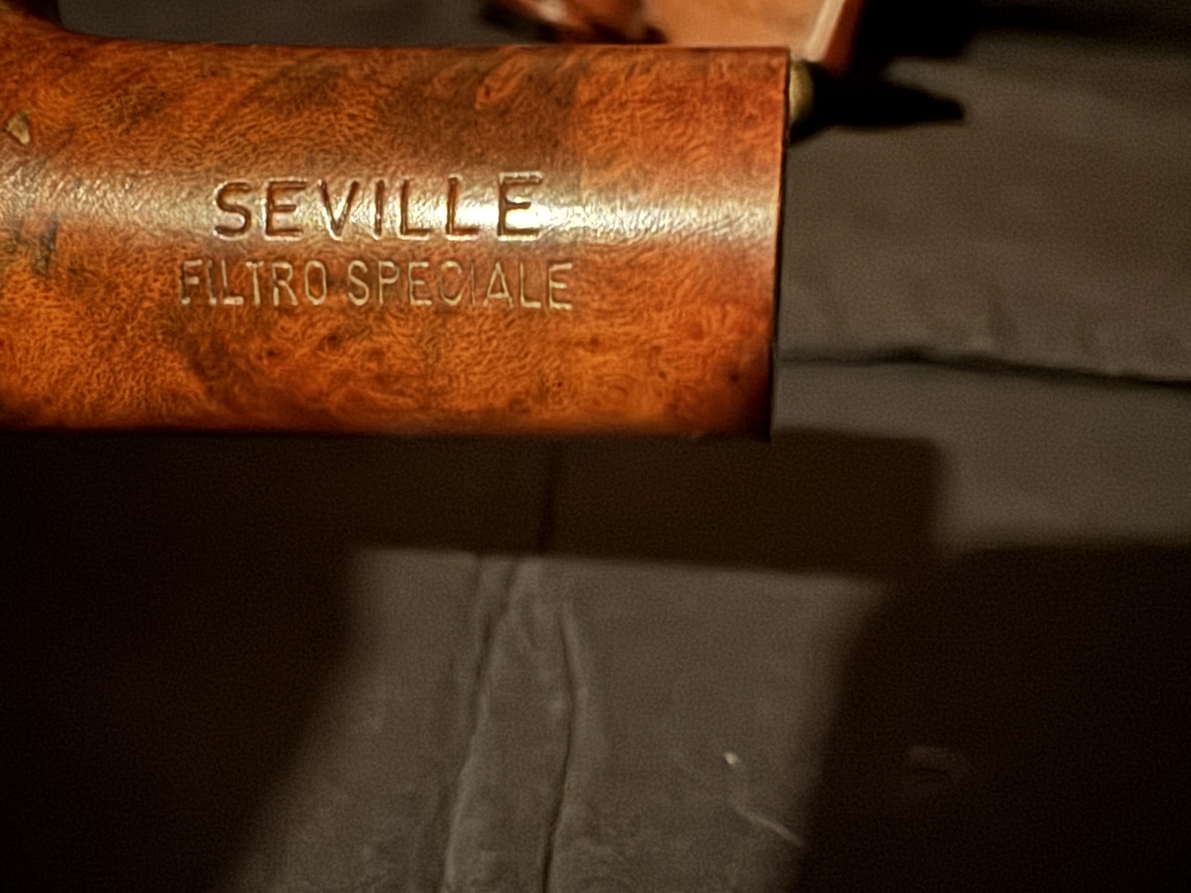 Sivelli Filtro Special Smooth Straight Billiard Vulcanite Saddle Stem Fishtail Estate Pipe 11