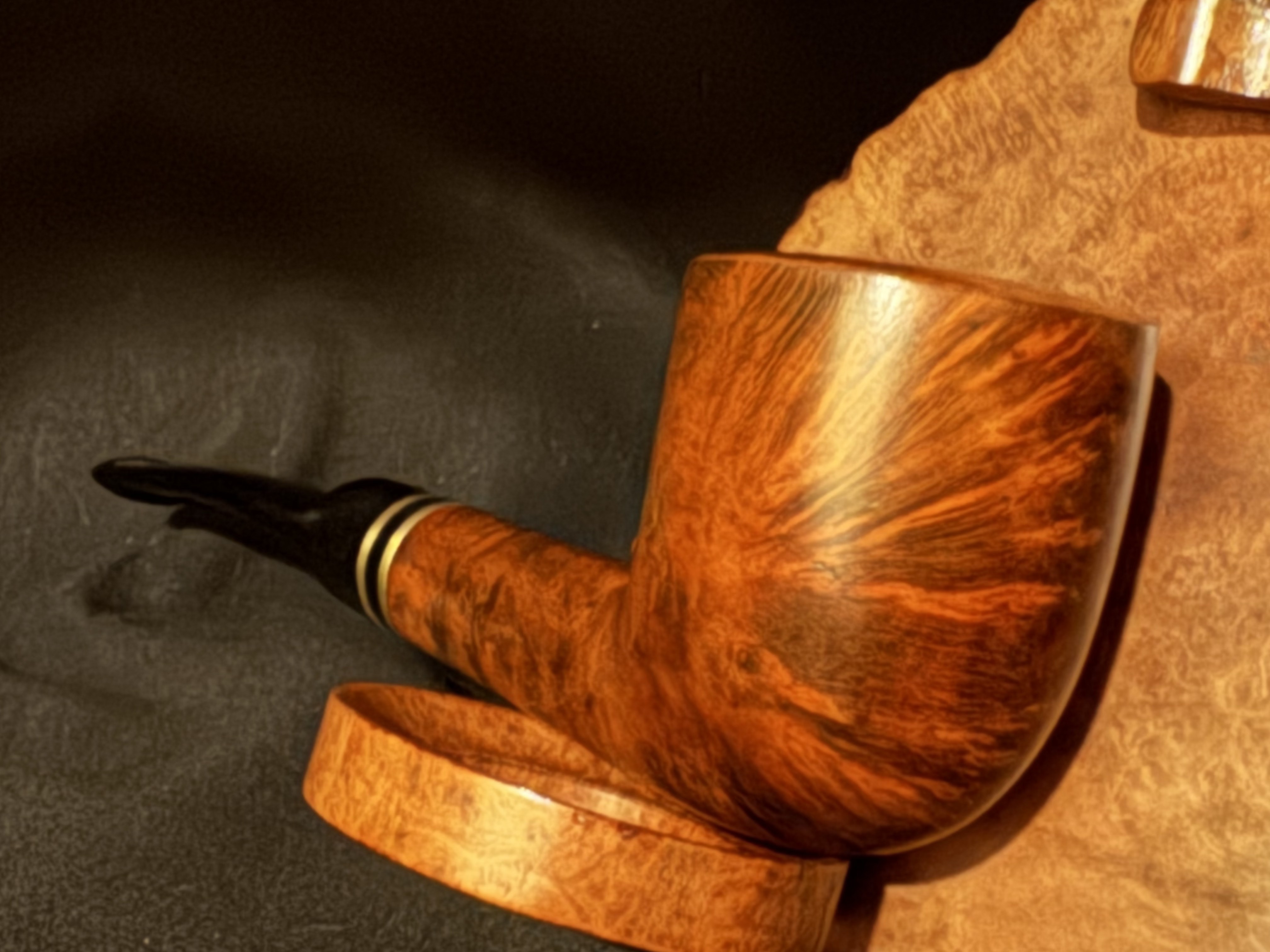 Sivelli Filtro Special Smooth Straight Billiard Vulcanite Saddle Stem Fishtail Estate Pipe 7