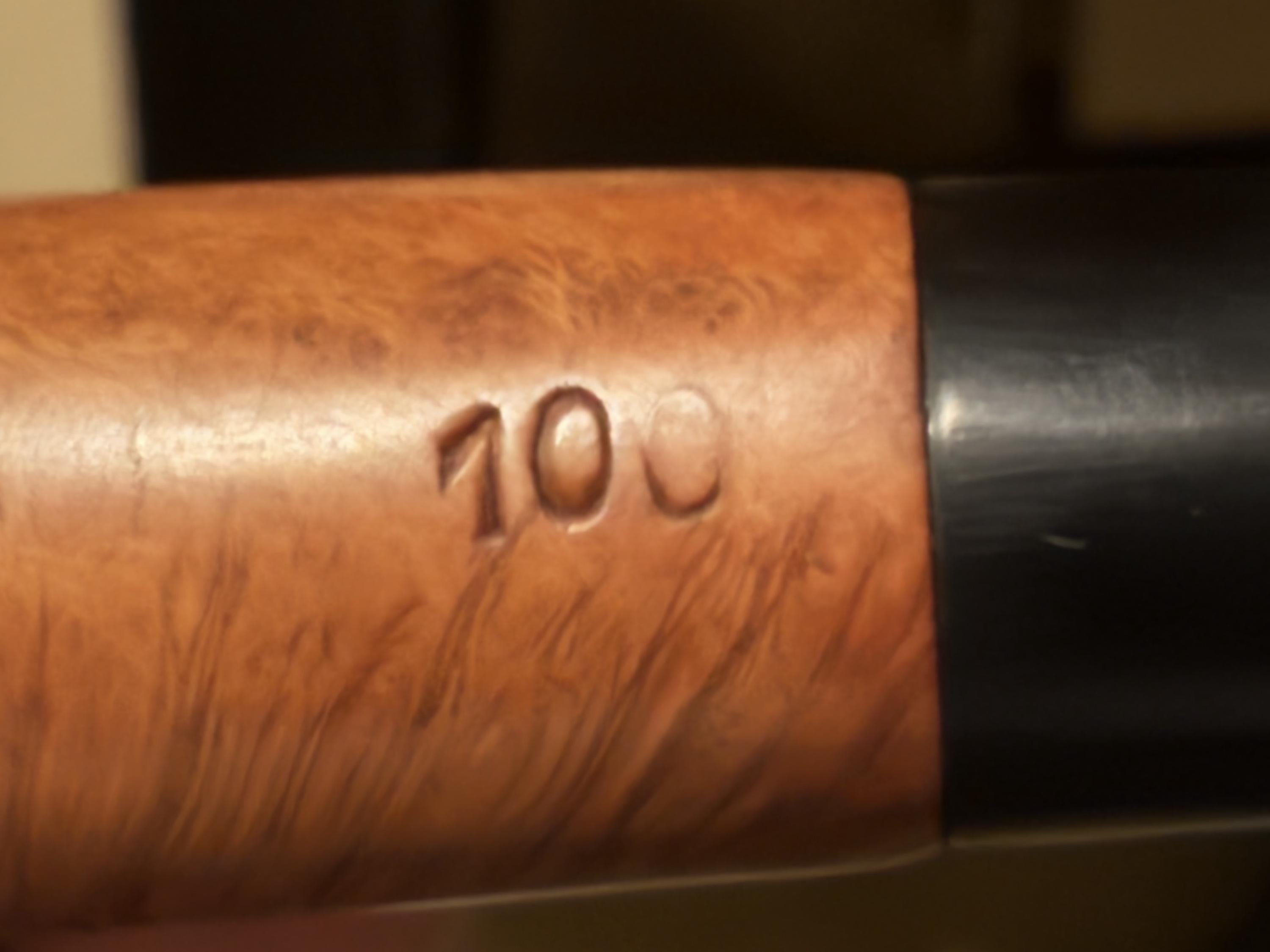 Amill Select 100 Bent Billiard Smooth Briar Vulcanite Estate Pipe Algeria 10