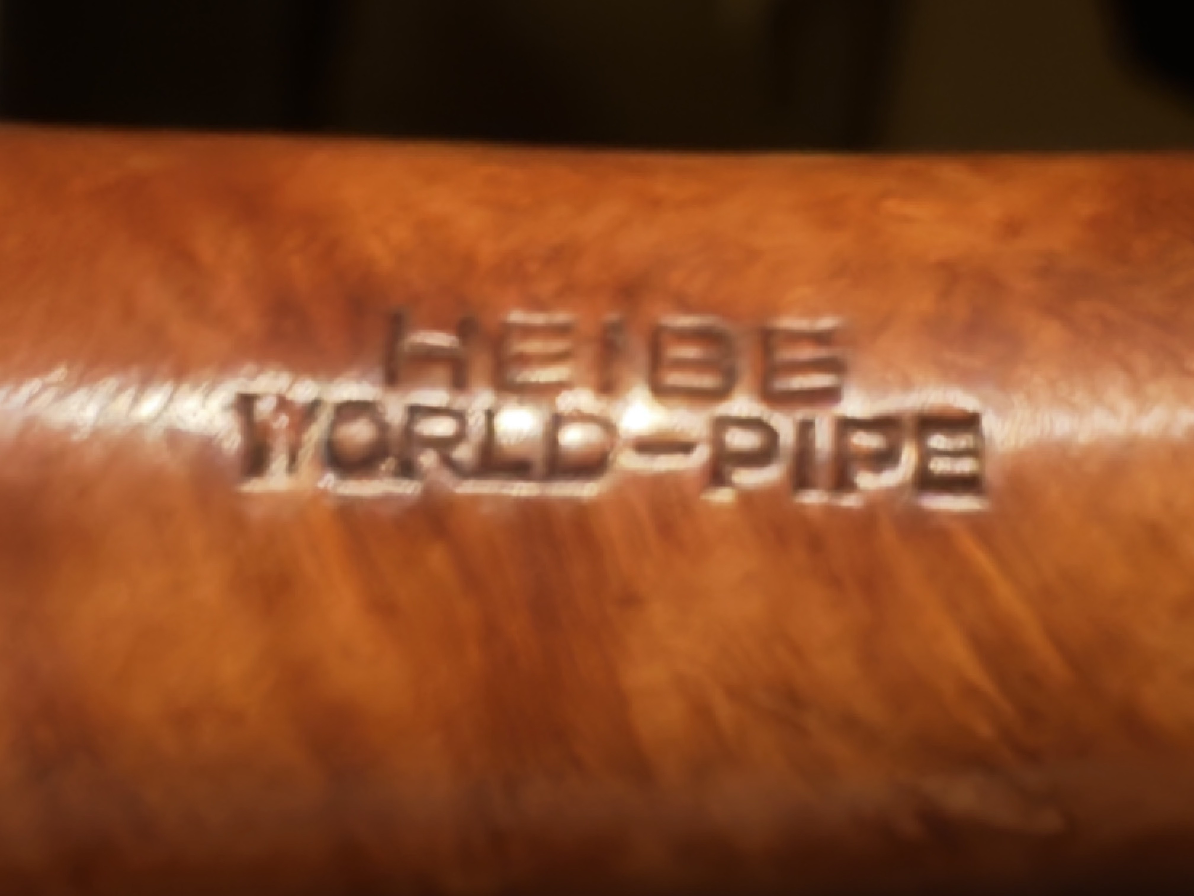 Heibe World - Pipe Smooth Bent Billiard Estate Pipe, Featherweight Briar, Vulcanite Saddle Stem 5