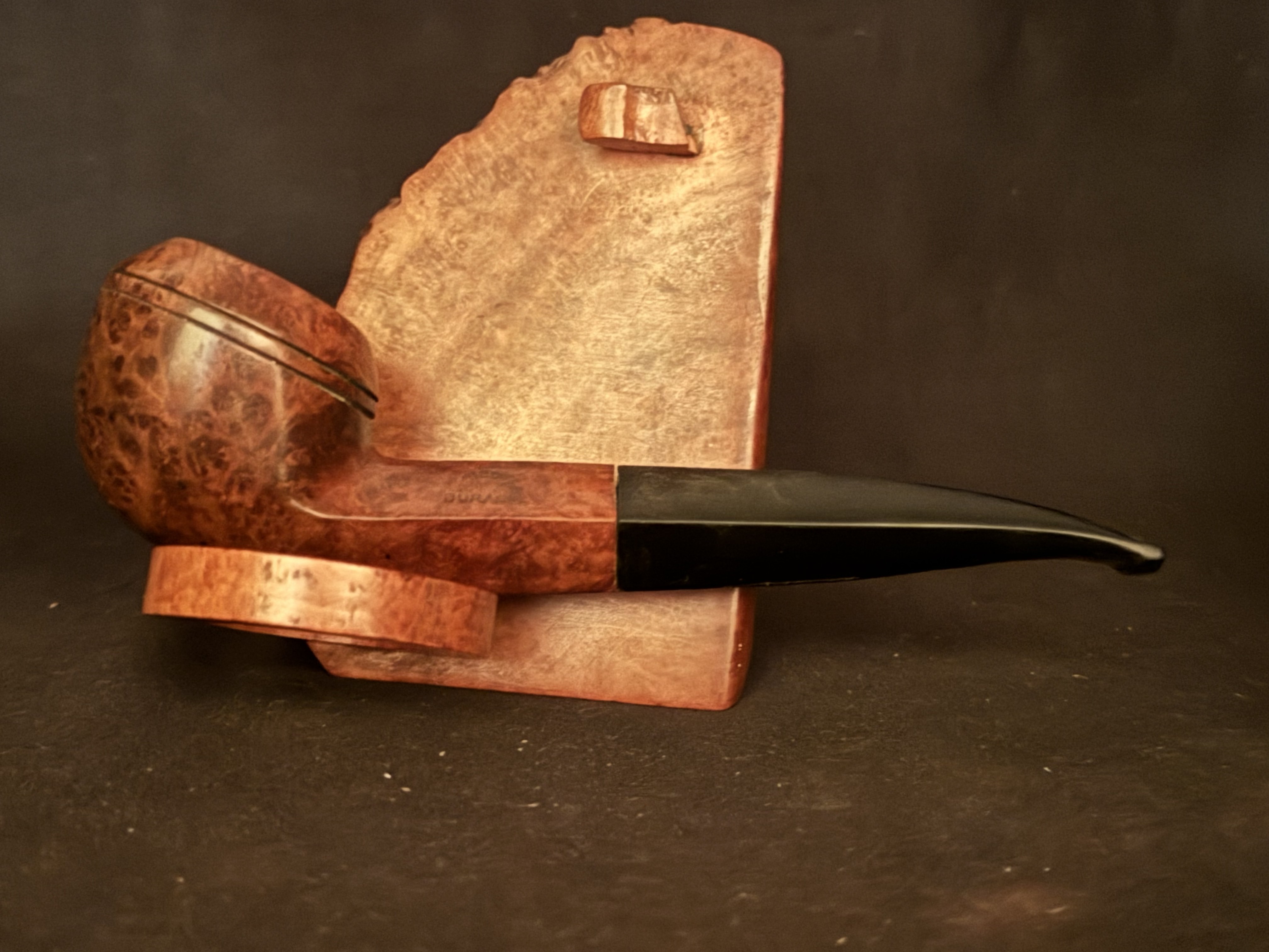Denicotea Durable Polo Bruyere Extra 60 Smooth Bent Bulldog Diamond Shank Estate Pipe 5