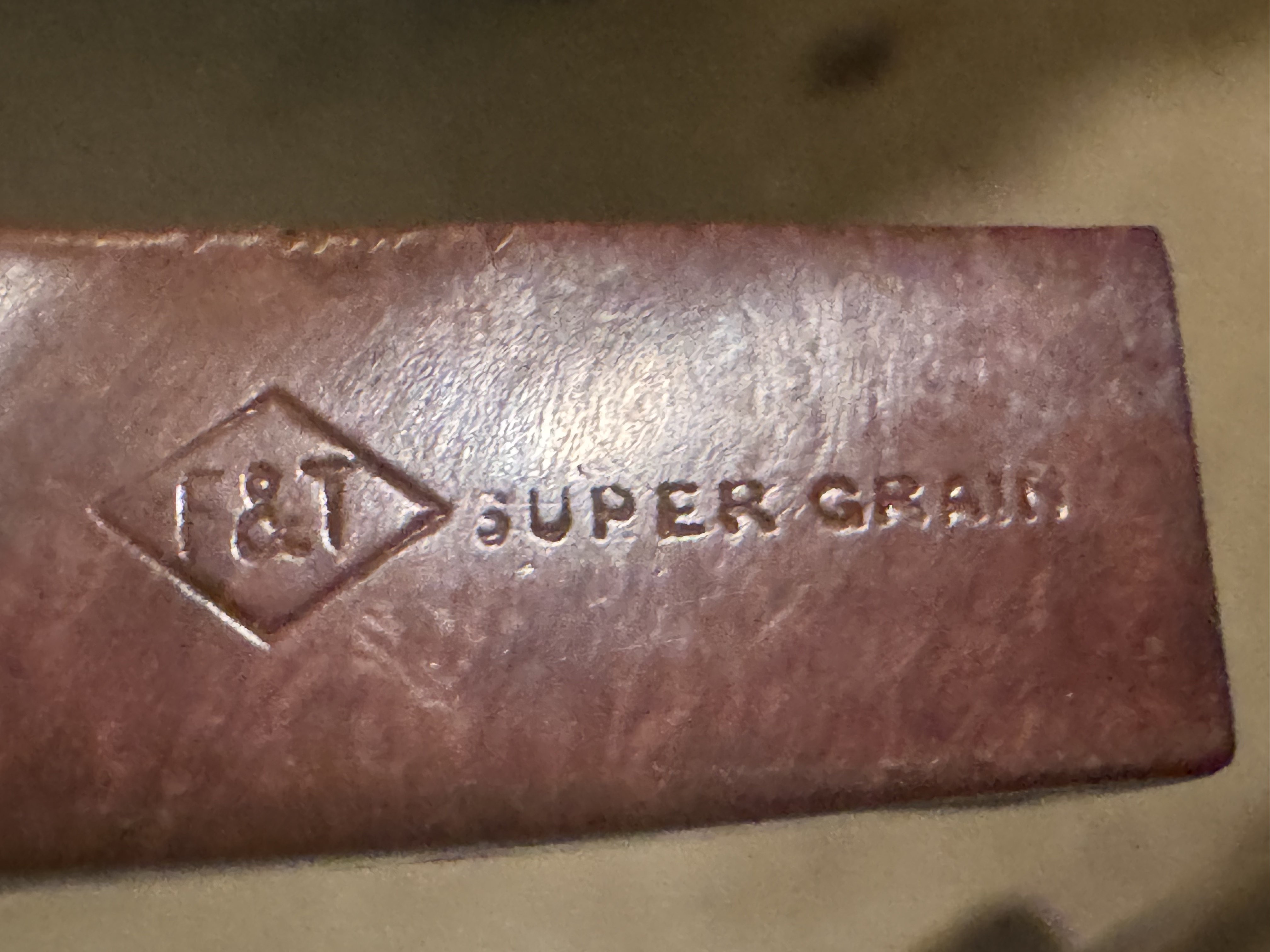 F&T Fribourg & Trever London Super Grain Smooth Bent Bulldog Diamond Shank Estate Pipe 2