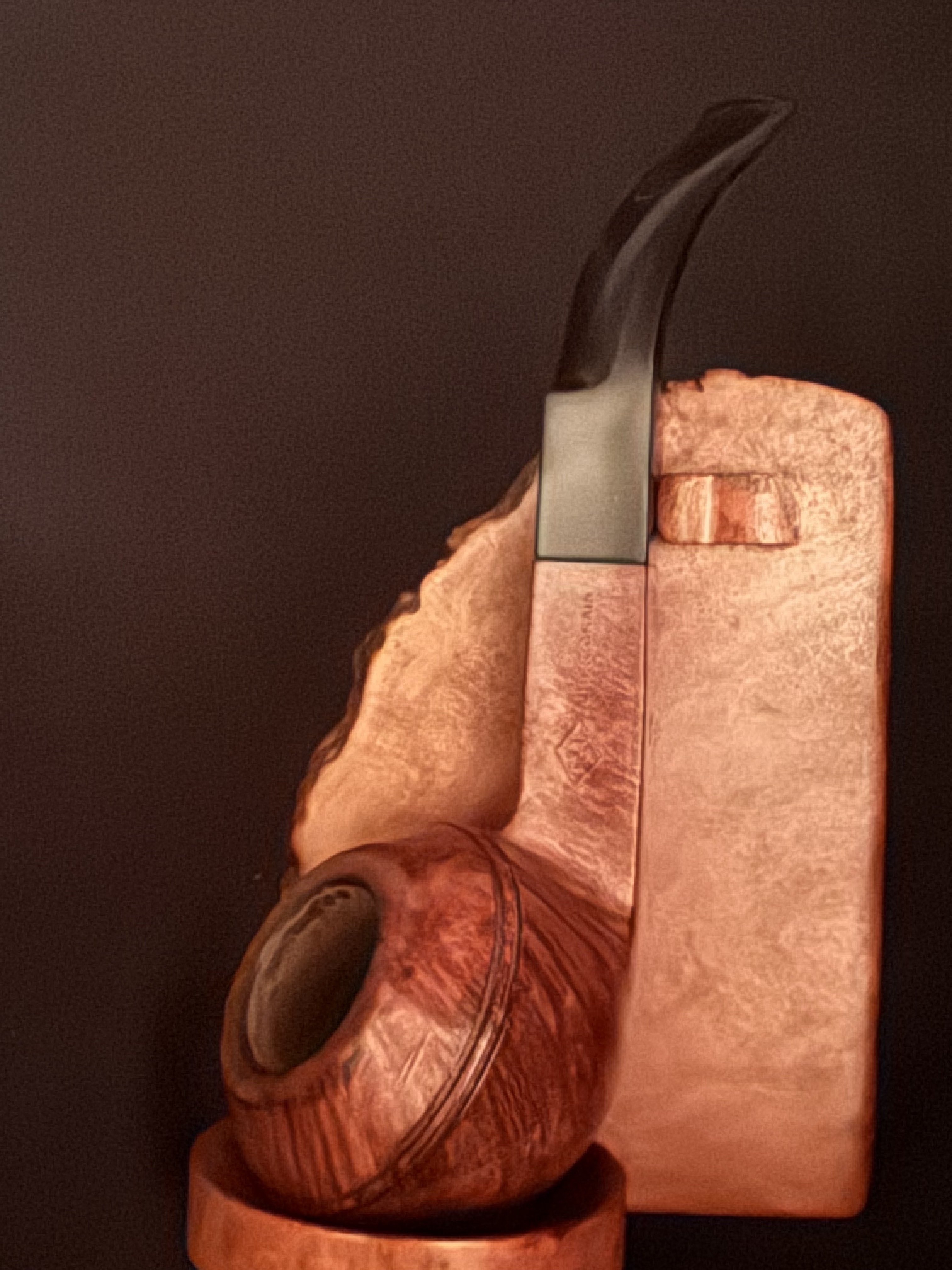 F&T Fribourg & Trever London Super Grain Smooth Bent Bulldog Diamond Shank Estate Pipe 4