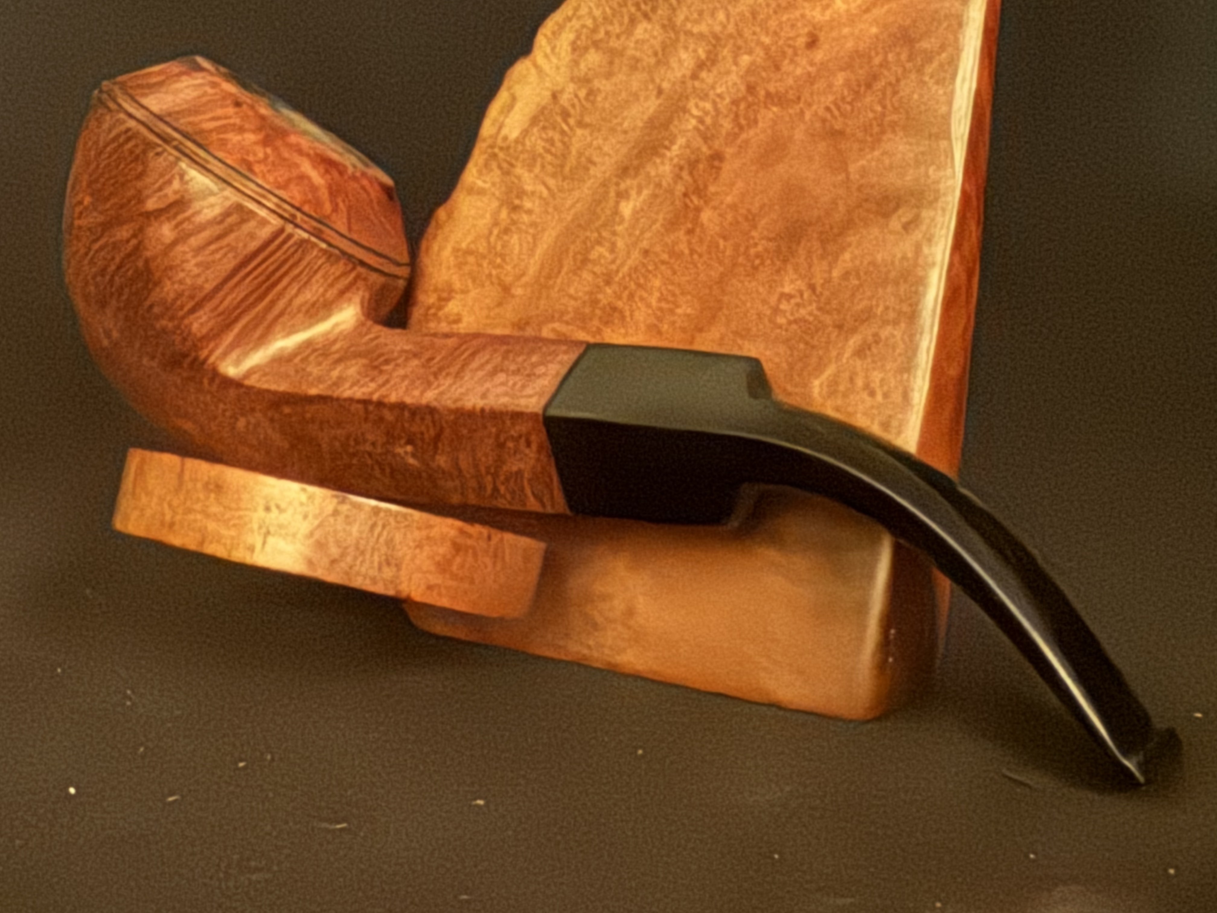 F&T Fribourg & Trever London Super Grain Smooth Bent Bulldog Diamond Shank Estate Pipe 6
