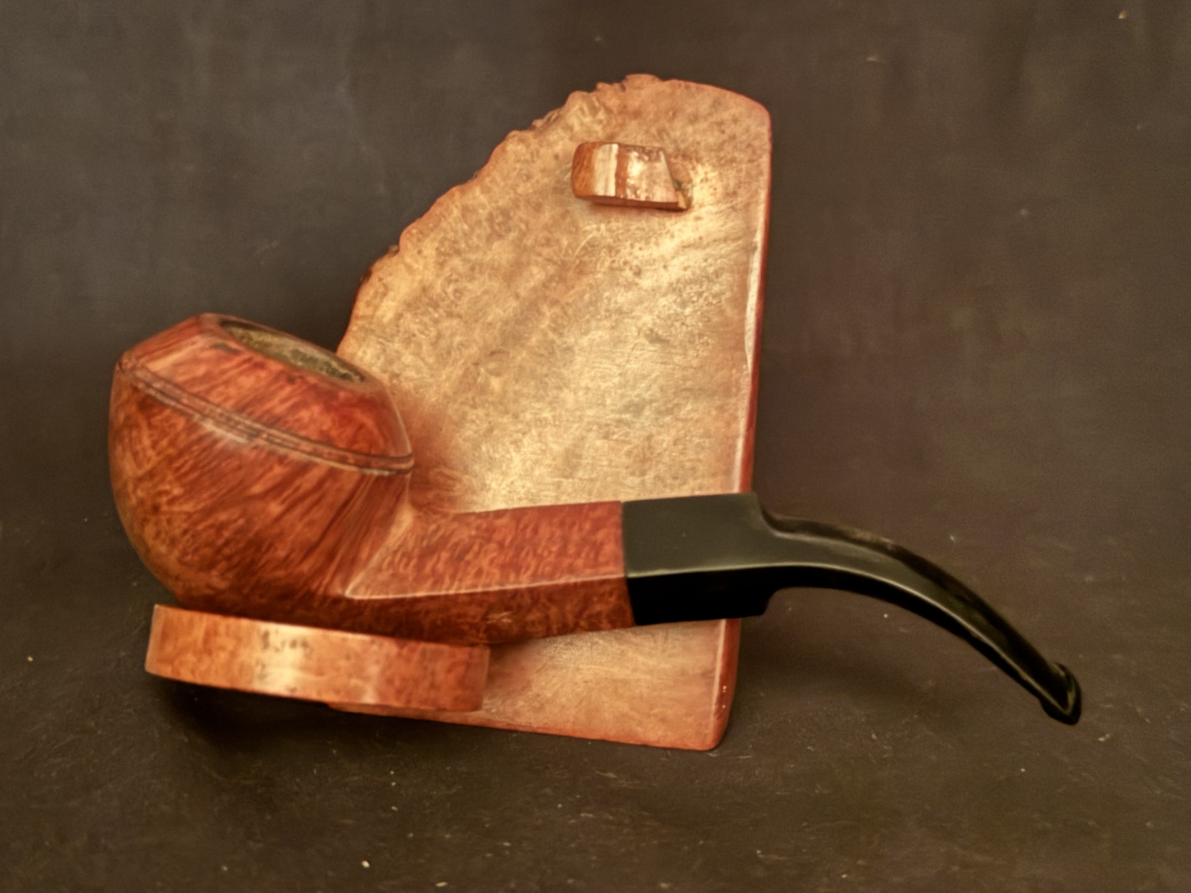 F&T Fribourg & Trever London Super Grain Smooth Bent Bulldog Diamond Shank Estate Pipe 8