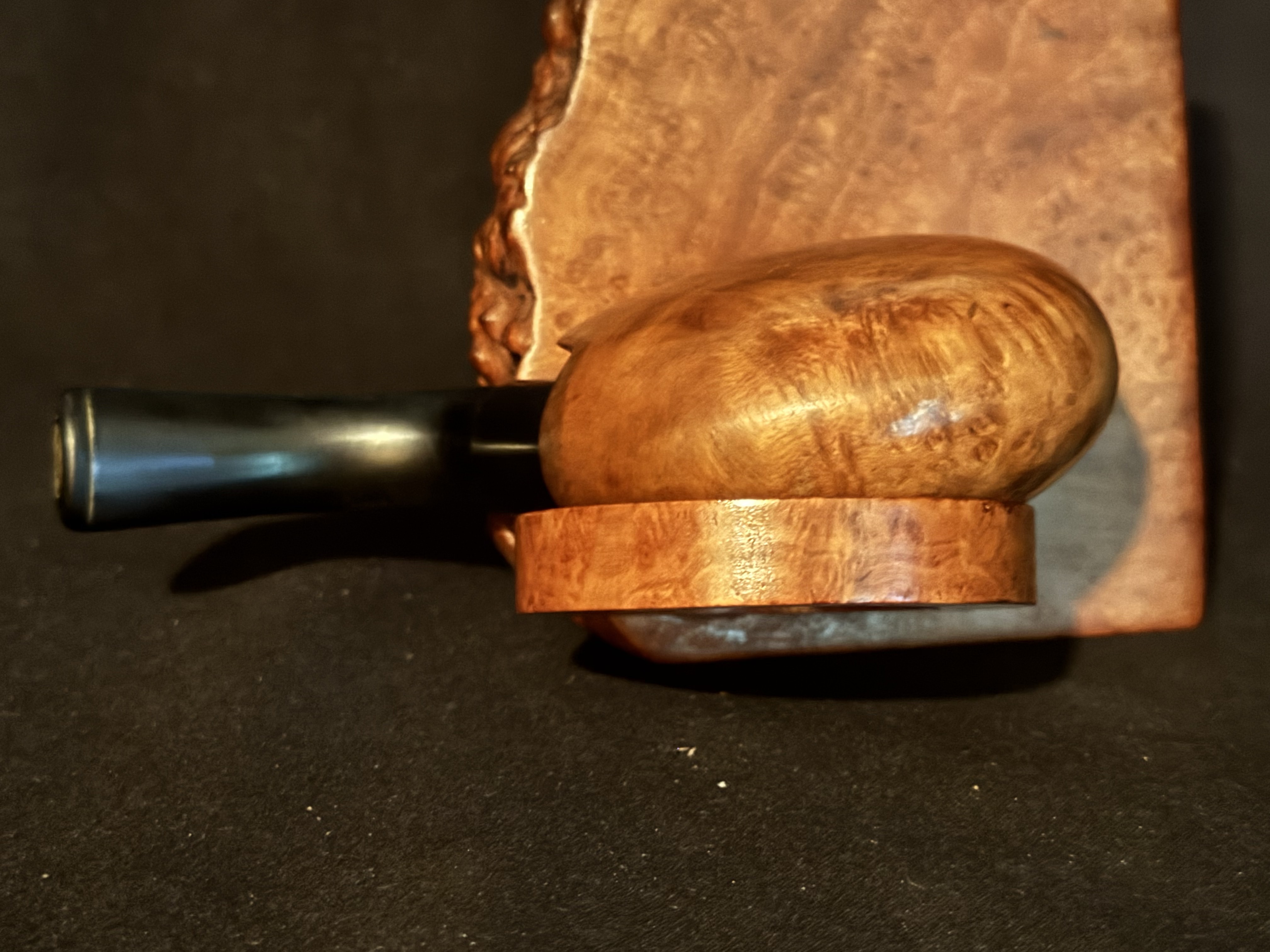 Folding Vest Pocket Pipe - Smooth Briar Finish - Mid-20th Century Portable Estate Pipe 4