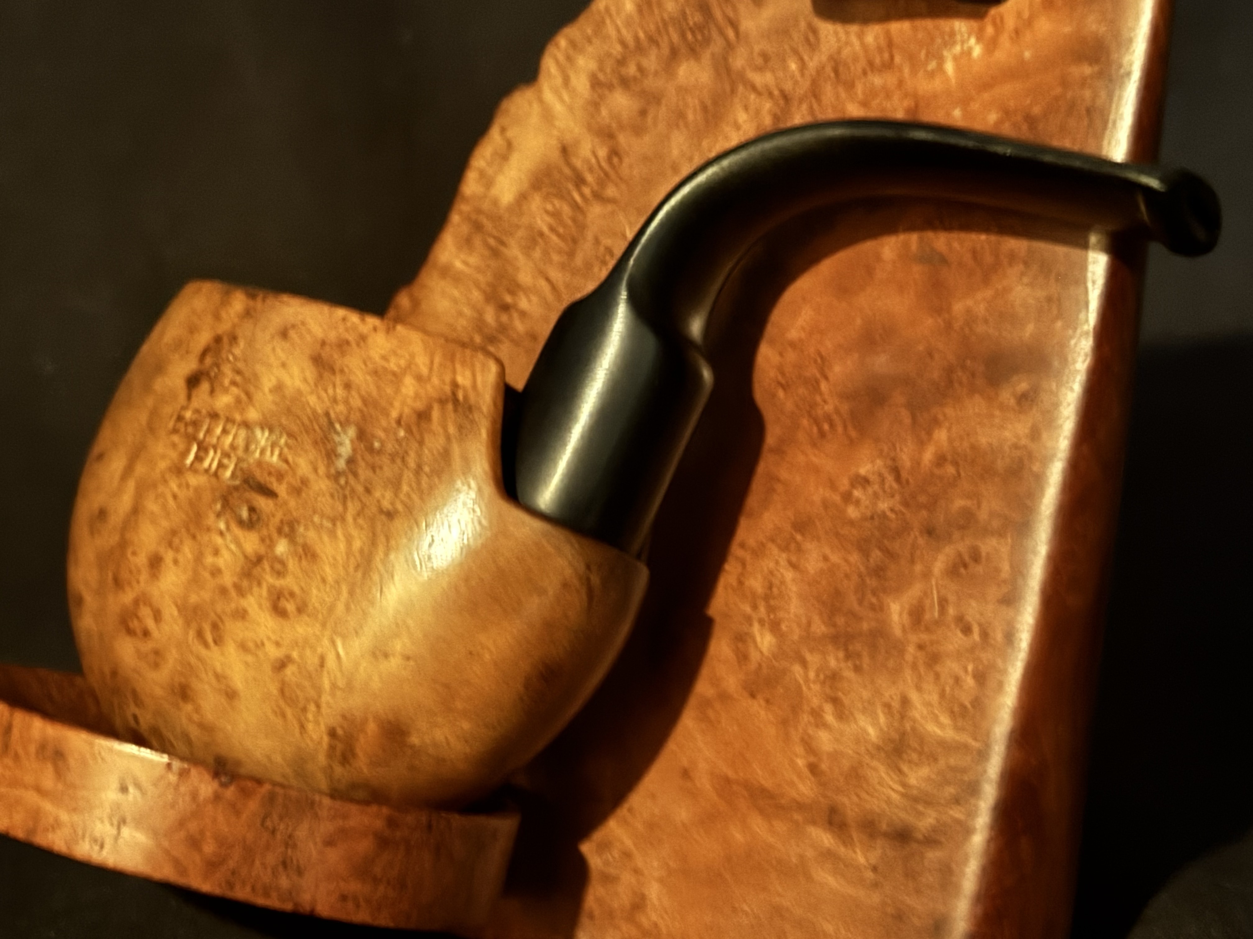 Folding Vest Pocket Pipe - Smooth Briar Finish - Mid-20th Century Portable Estate Pipe 5