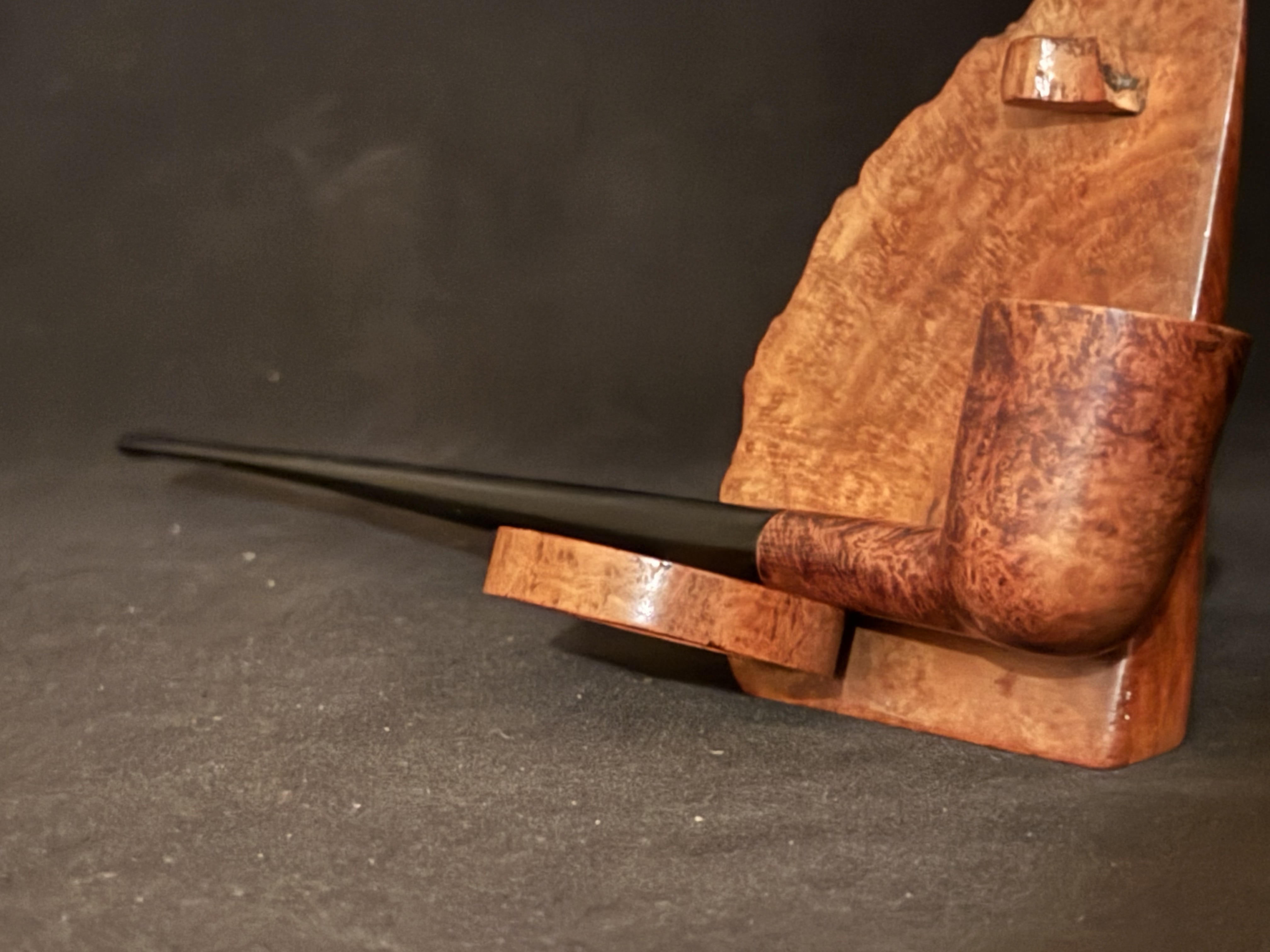 Old Briar Smooth Straight Dublin Churchwarden Estate Pipe, Fishtail, No Filter 7