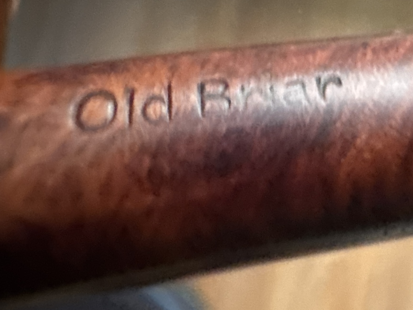 Old Briar Smooth Straight Dublin Churchwarden Estate Pipe, Fishtail, No Filter 10
