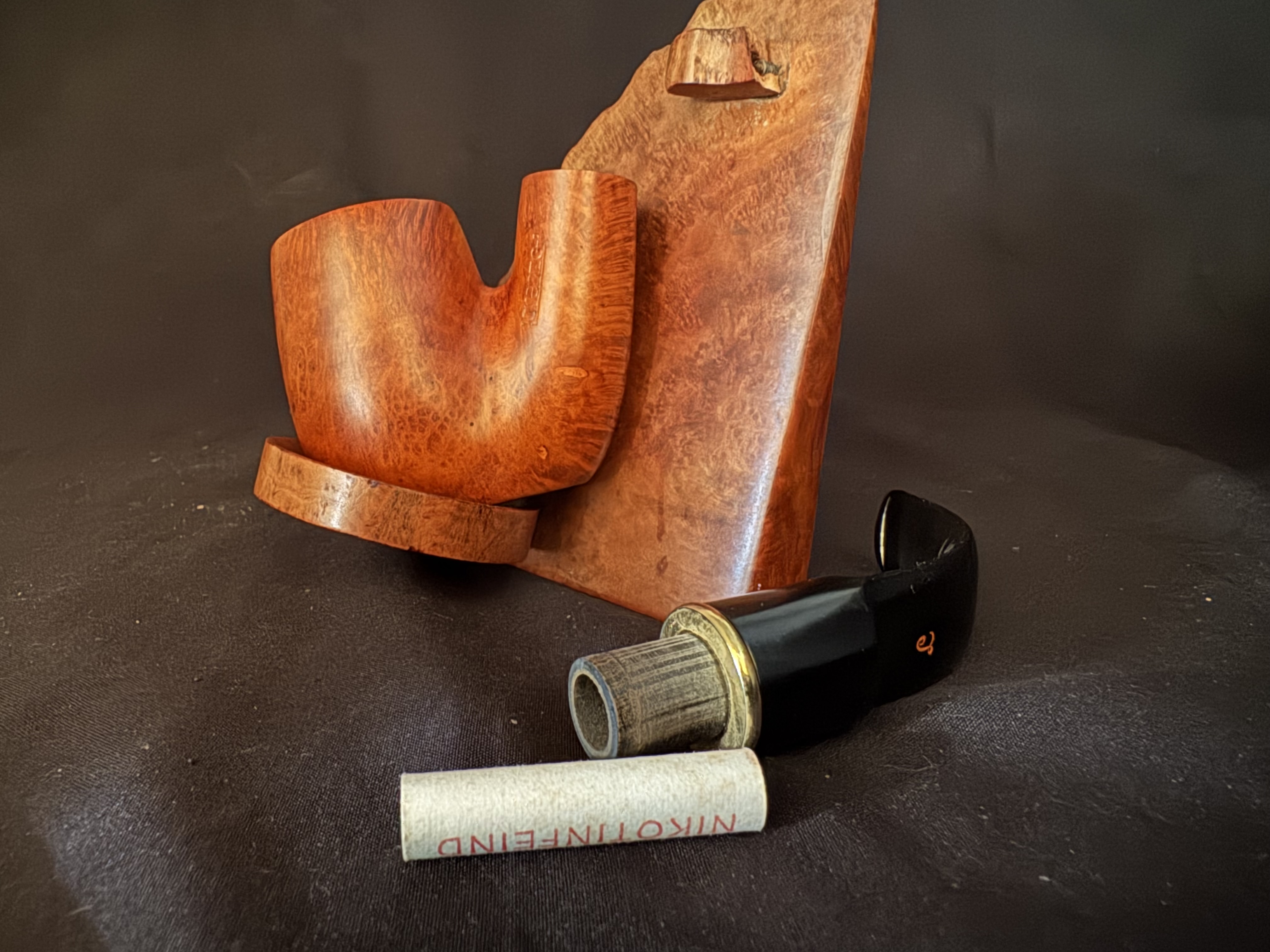 Lorenzo Alto 6015/1 Smooth Full Bent Sitter Oom Paul, Unsmoked New Old Stock 11