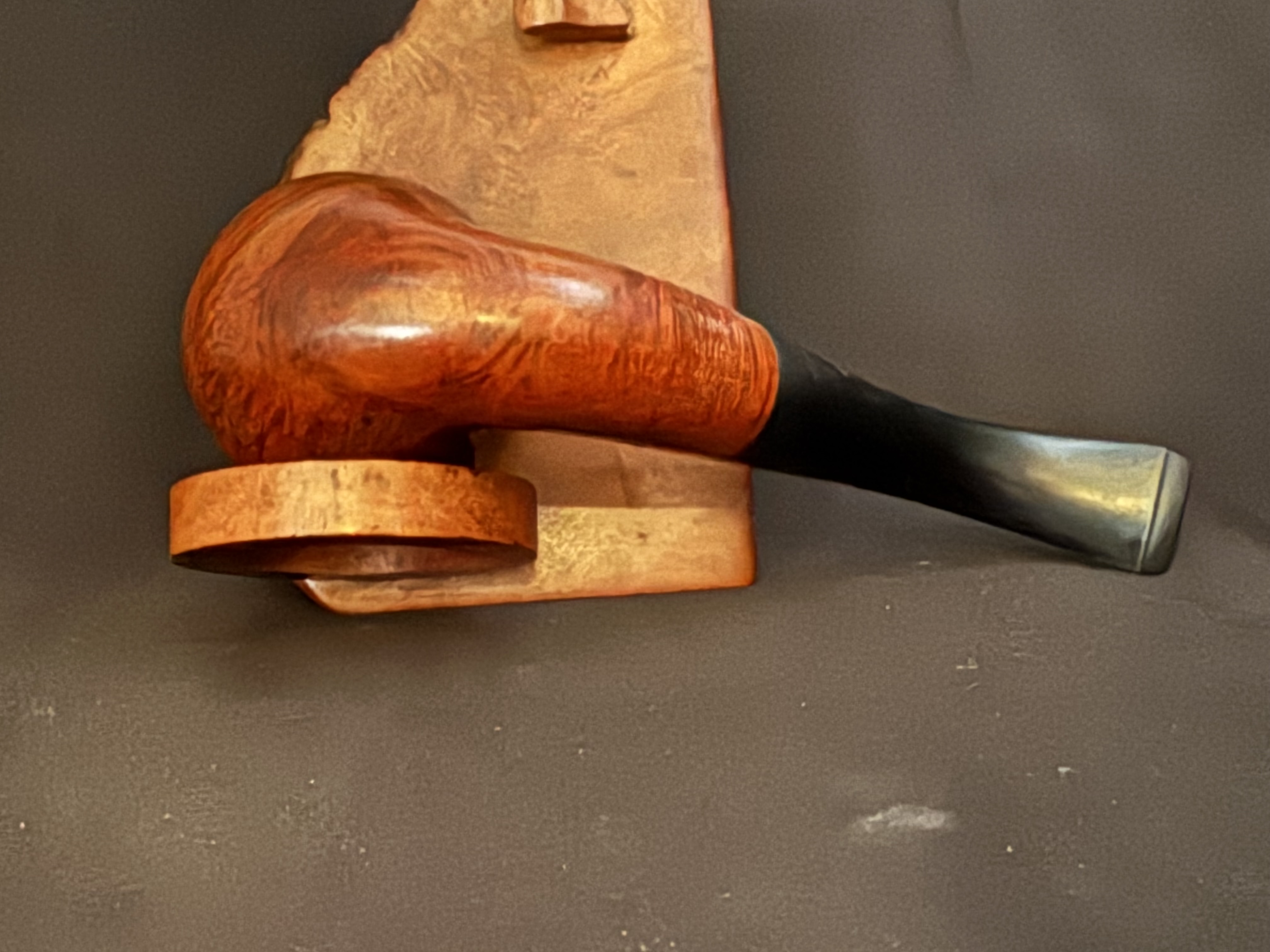 Stanwell Royal Klassic 160 Smooth Full Bent Apple Estate Pipe, Vulcanite Tapered Stem, 9mm Filter, Made in Denmark 8