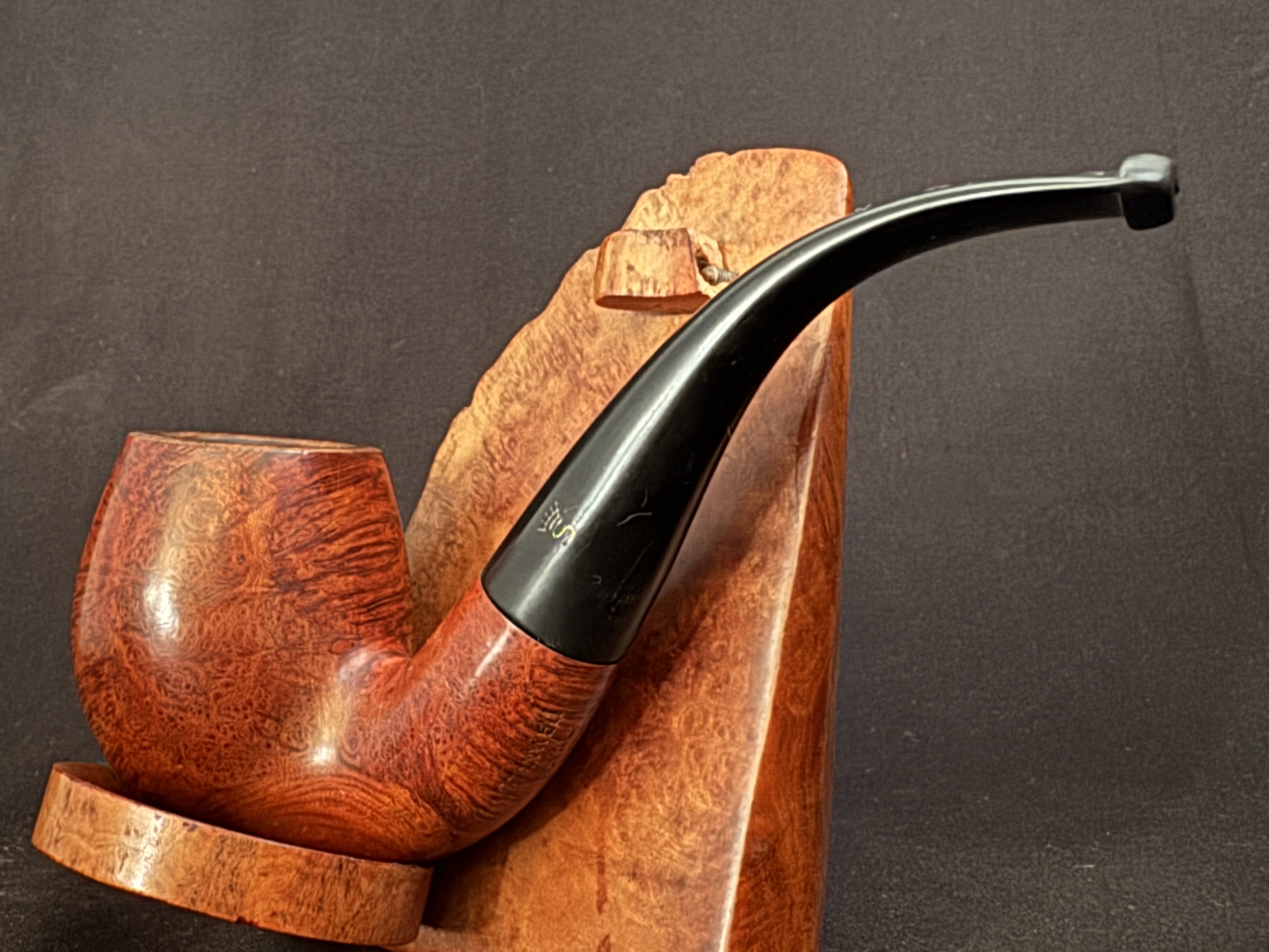 Stanwell Royal Klassic 160 Smooth Full Bent Apple Estate Pipe, Vulcanite Tapered Stem, 9mm Filter, Made in Denmark 10