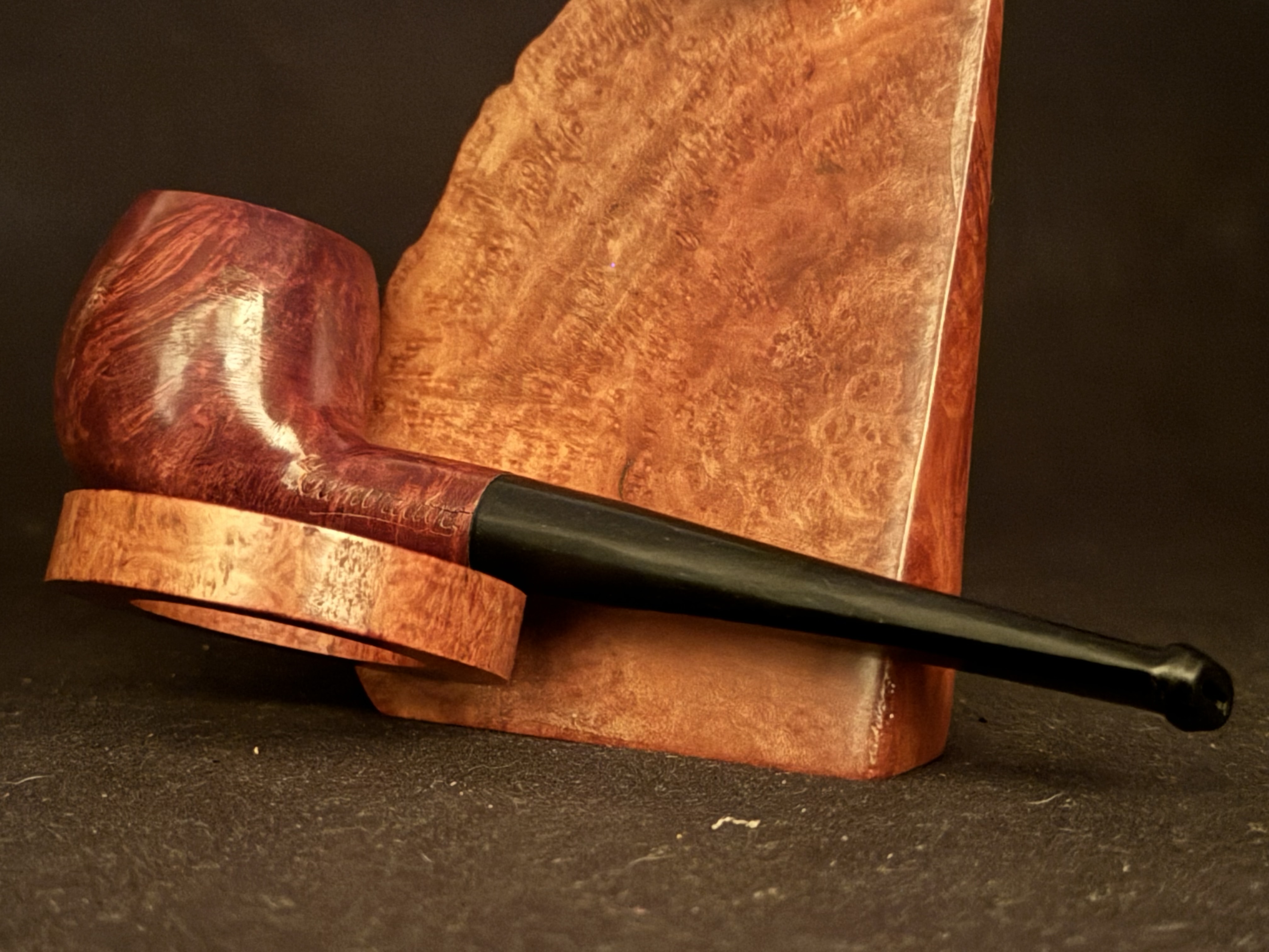 Tamoriday Empire Made Smooth Straight Small Size Apple Estate Pipe 8