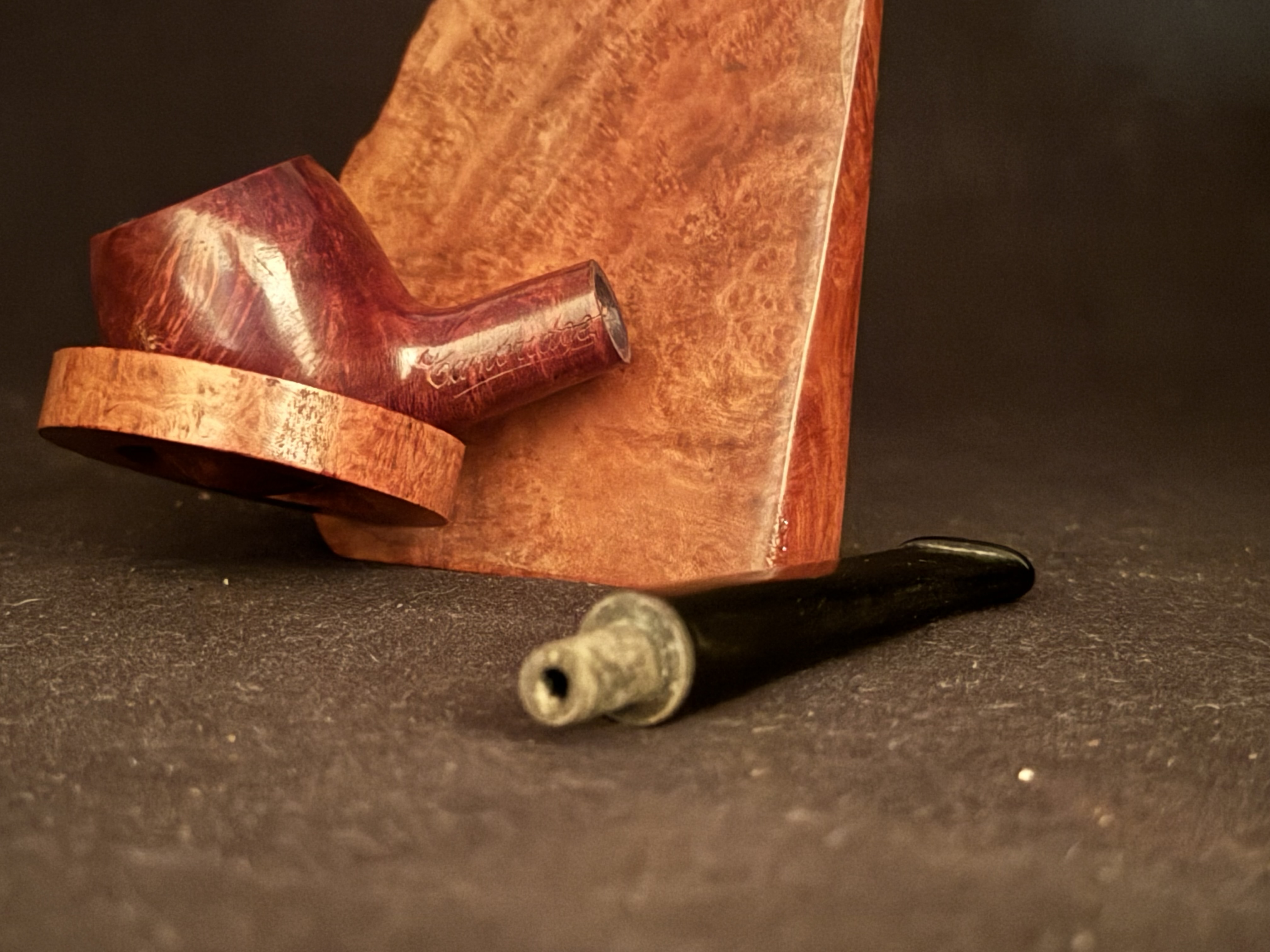 Tamoriday Empire Made Smooth Straight Small Size Apple Estate Pipe 9