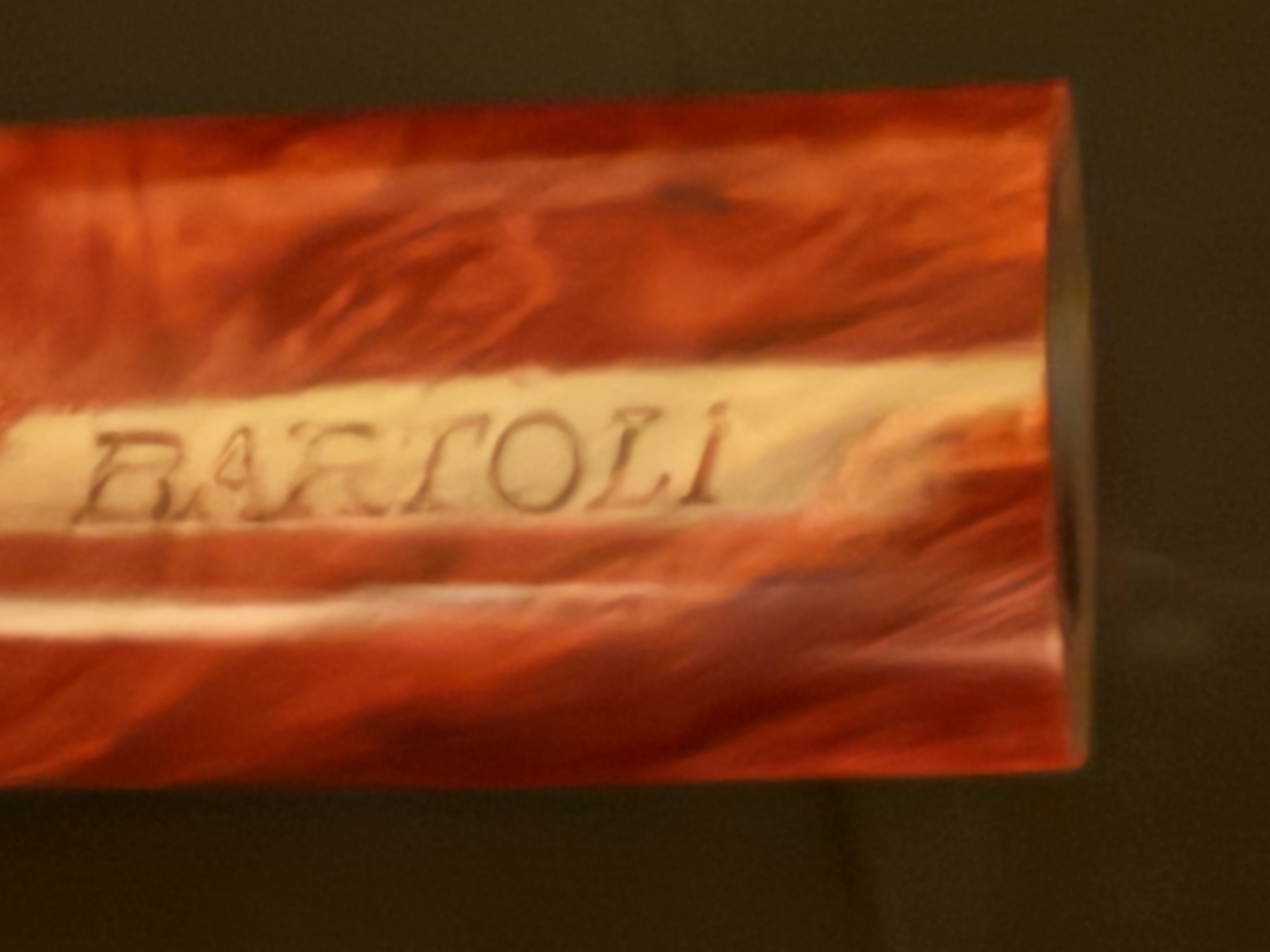 Bartoni Radica 80 Smooth Straight Billiard Estate Pipe - Large Bowl, Acrylic Saddle Stem, Fishtail, 9mm Filter 11