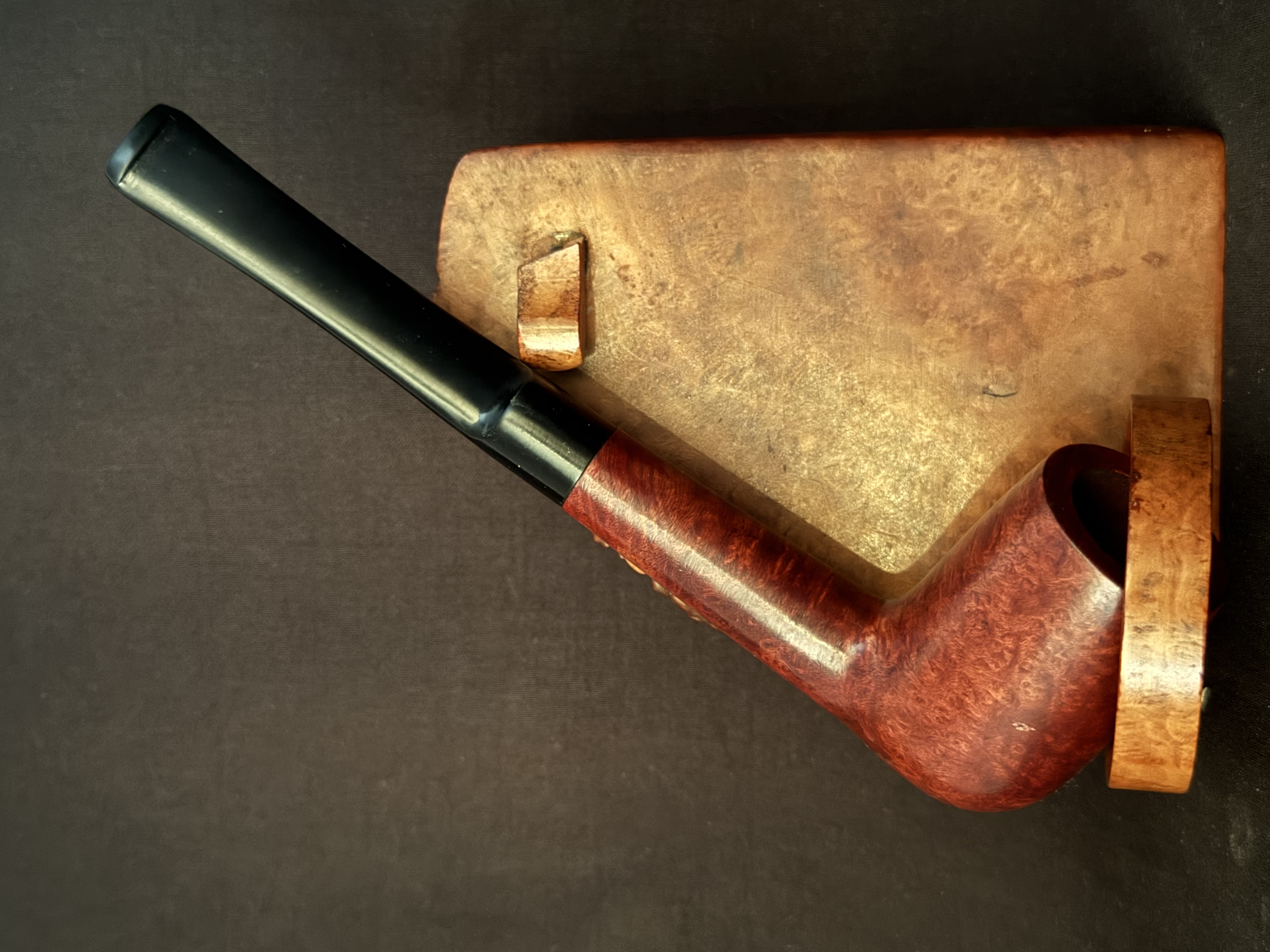 Gordon Bruyere Smooth Straight Mini Chimney Pipe, Unsmoked New Old Stock 2