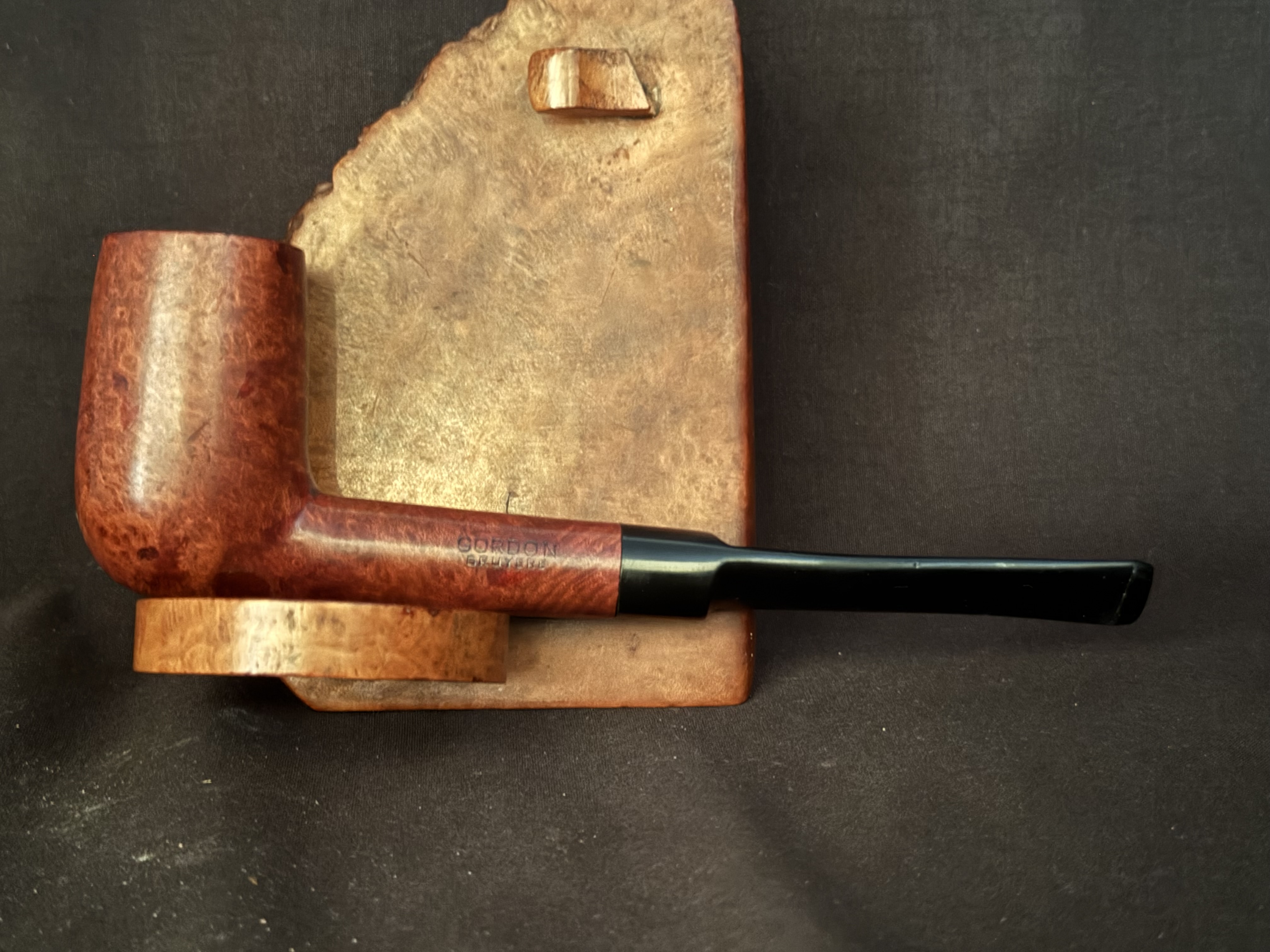 Gordon Bruyere Smooth Straight Mini Chimney Pipe, Unsmoked New Old Stock 3