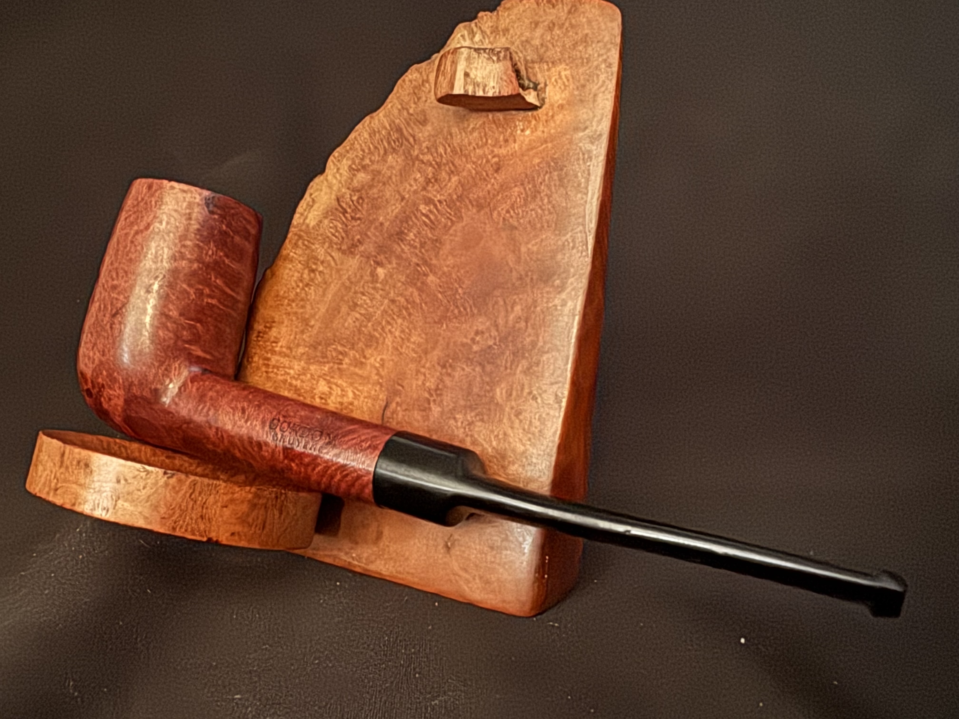 Gordon Bruyere Smooth Straight Mini Chimney Pipe, Unsmoked New Old Stock 8