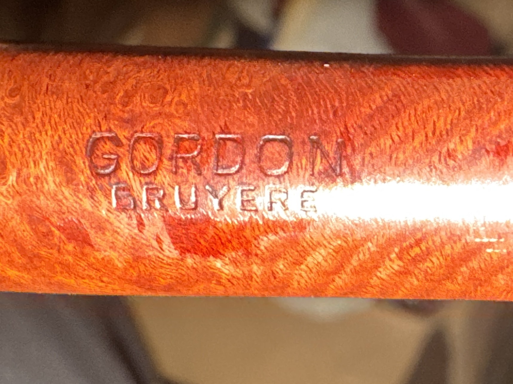 Gordon Bruyere Smooth Straight Mini Chimney Pipe, Unsmoked New Old Stock 10
