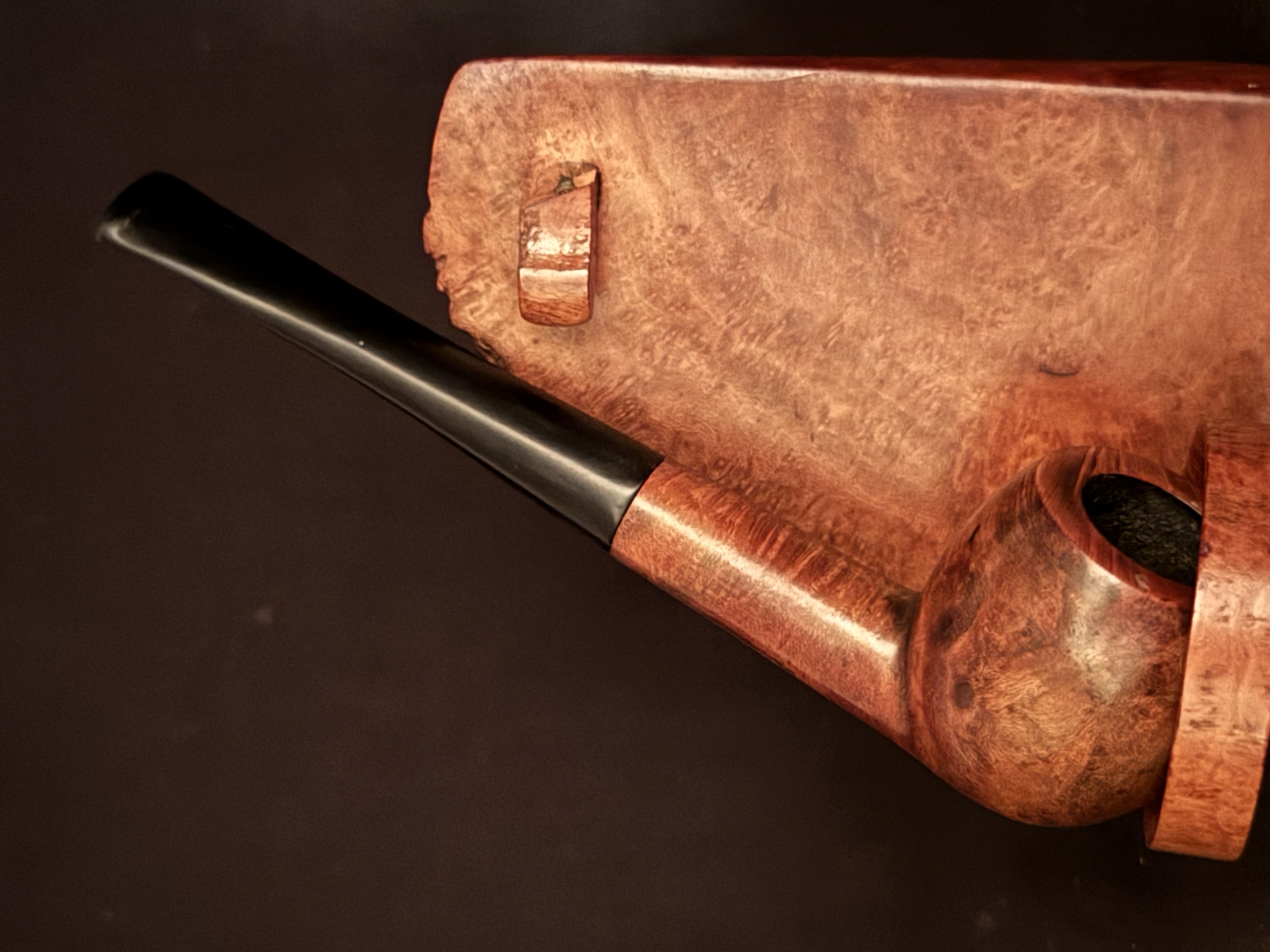 ADYIN Smooth Straight Paneled Apple Unsmoked Estate Pipe 2