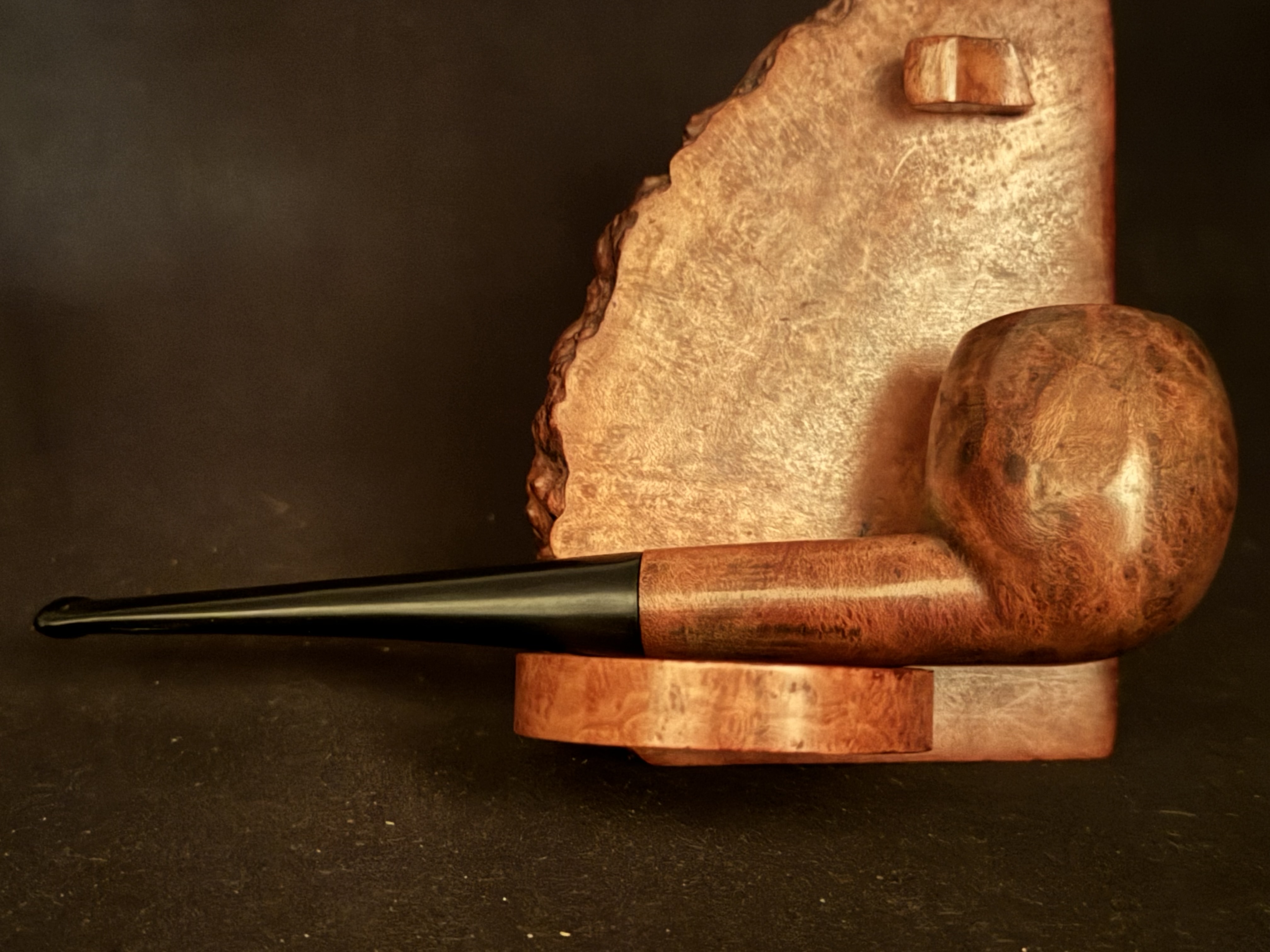 ADYIN Smooth Straight Paneled Apple Unsmoked Estate Pipe 4