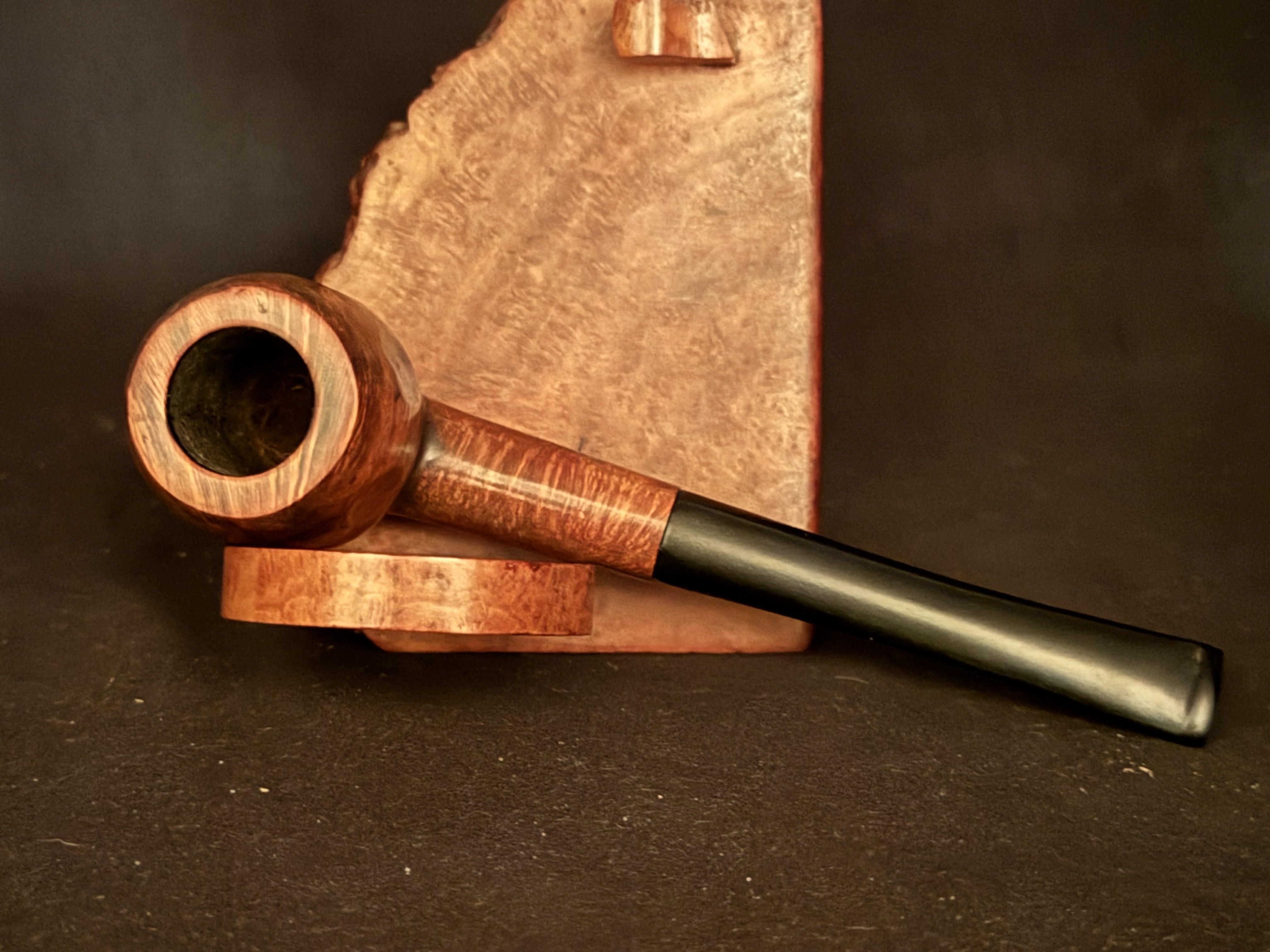 ADYIN Smooth Straight Paneled Apple Unsmoked Estate Pipe 5