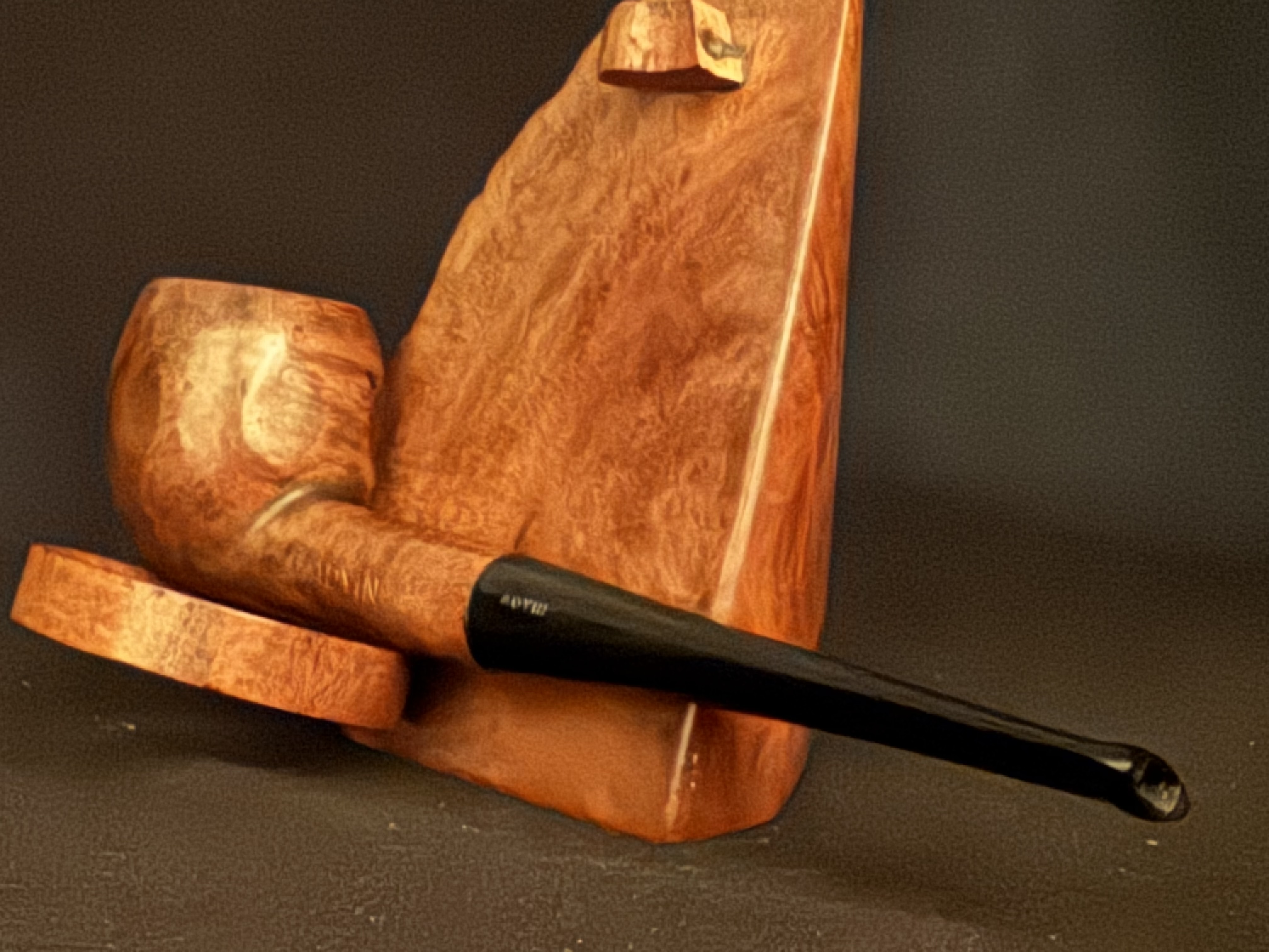 ADYIN Smooth Straight Paneled Apple Unsmoked Estate Pipe 9
