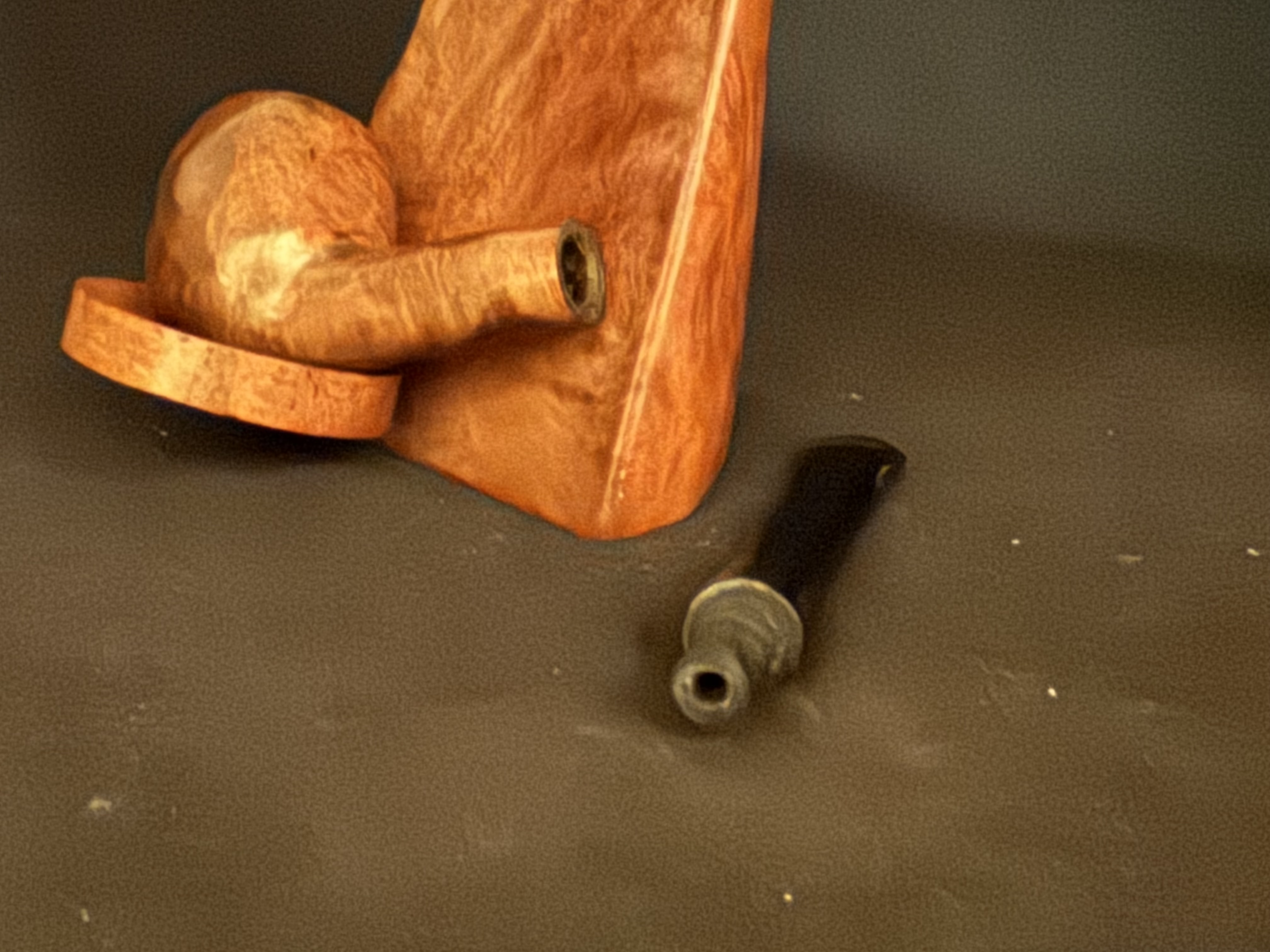 ADYIN Smooth Straight Paneled Apple Unsmoked Estate Pipe 10