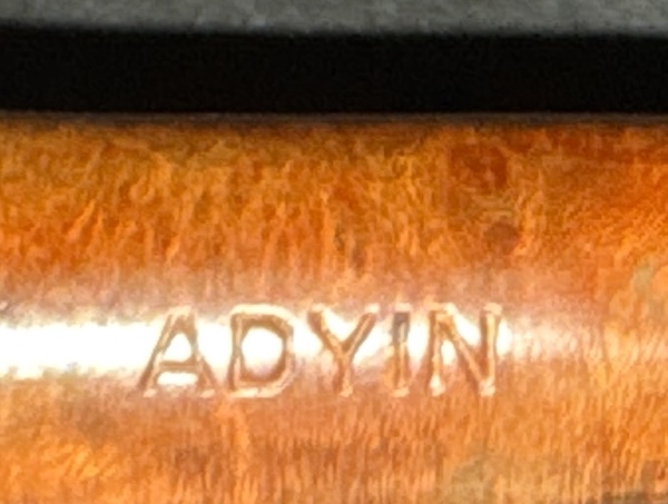ADYIN Smooth Straight Paneled Apple Unsmoked Estate Pipe 11