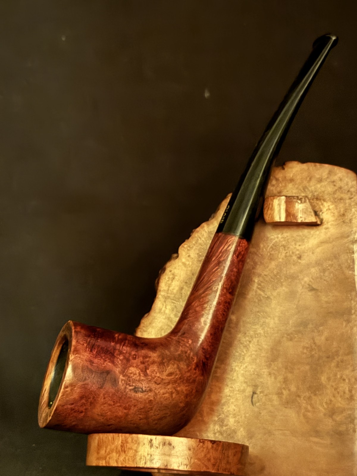 Royal Ascot London Made Smooth Straight Zulu Shape Estate Pipe - Acrylic Tapered Stem 4