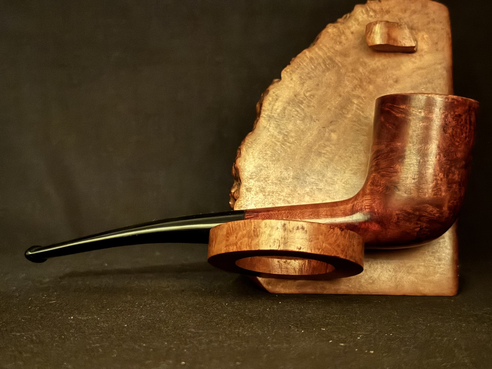 Royal Ascot London Made Smooth Straight Zulu Shape Estate Pipe - Acrylic Tapered Stem 7