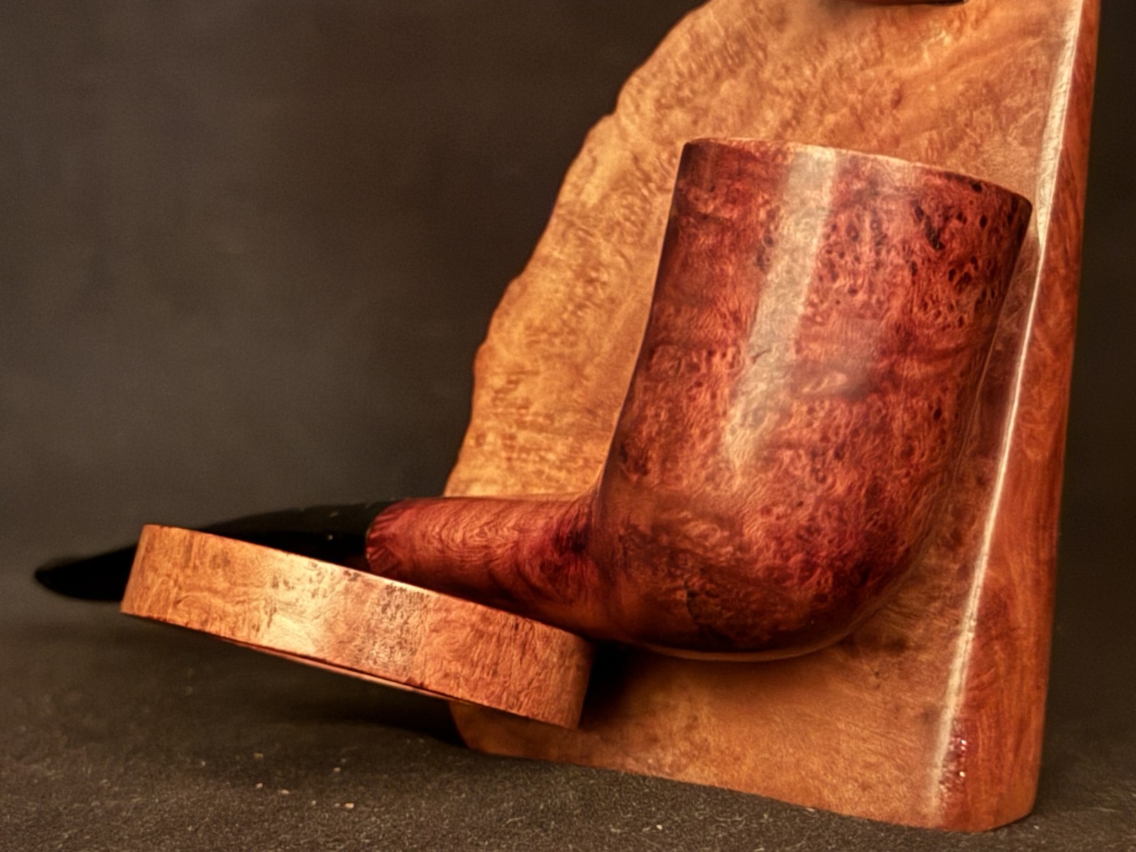 Royal Ascot London Made Smooth Straight Zulu Shape Estate Pipe - Acrylic Tapered Stem 9